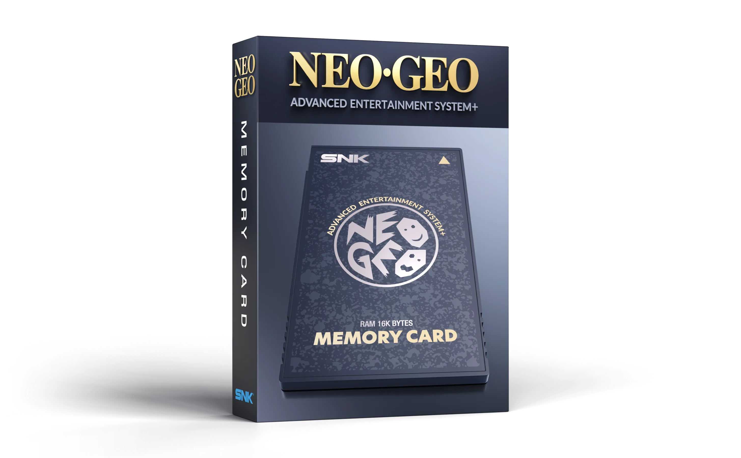 Karta pamięci Neo Geo Advanced Entertainment System+ SNK, 16K RAM, czarna z złotymi napisami