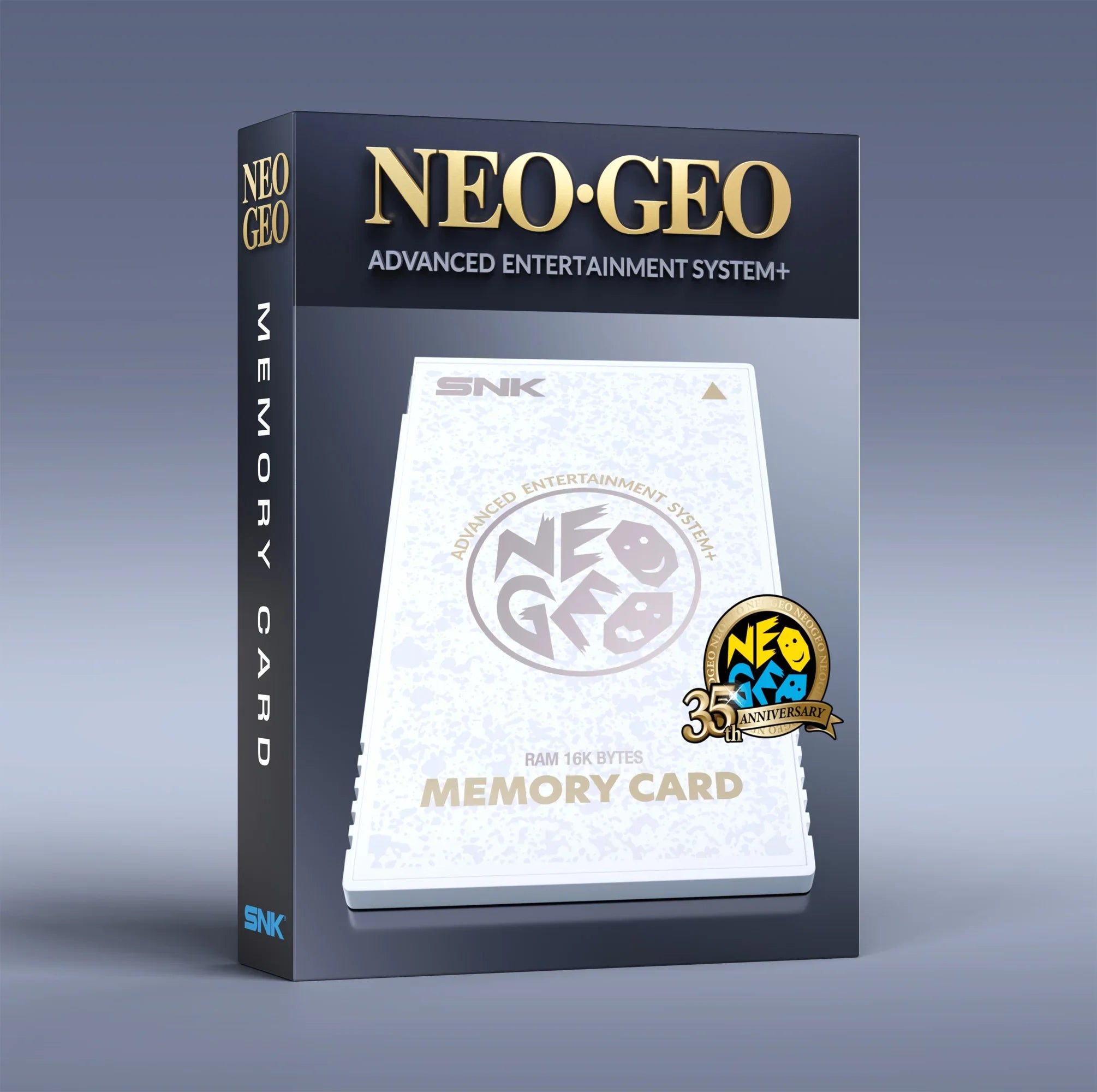 Karta pamięci NEO-GEO 35th Anniversary dla Advanced Entertainment System+, 16K RAM, SNK