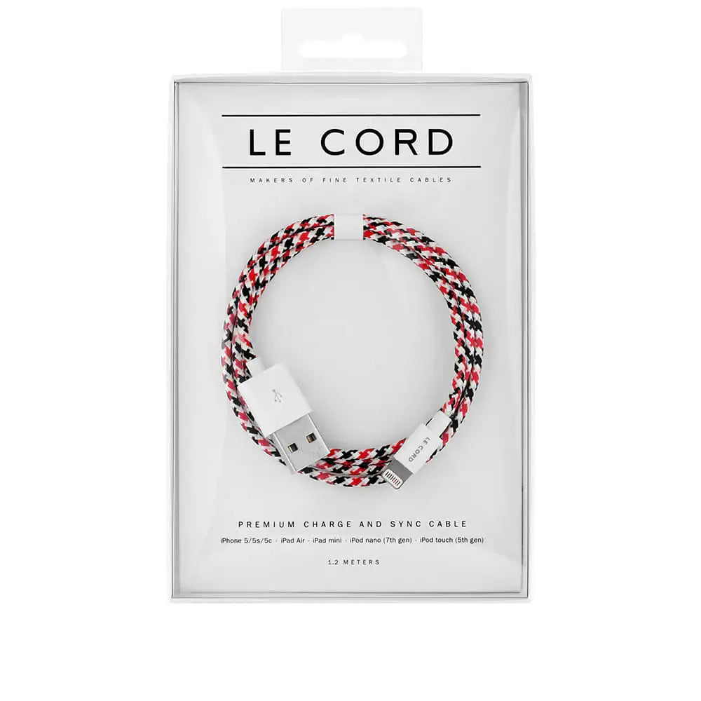 Le Cord - Pleciony Kabel USB - Lightning 1.2m