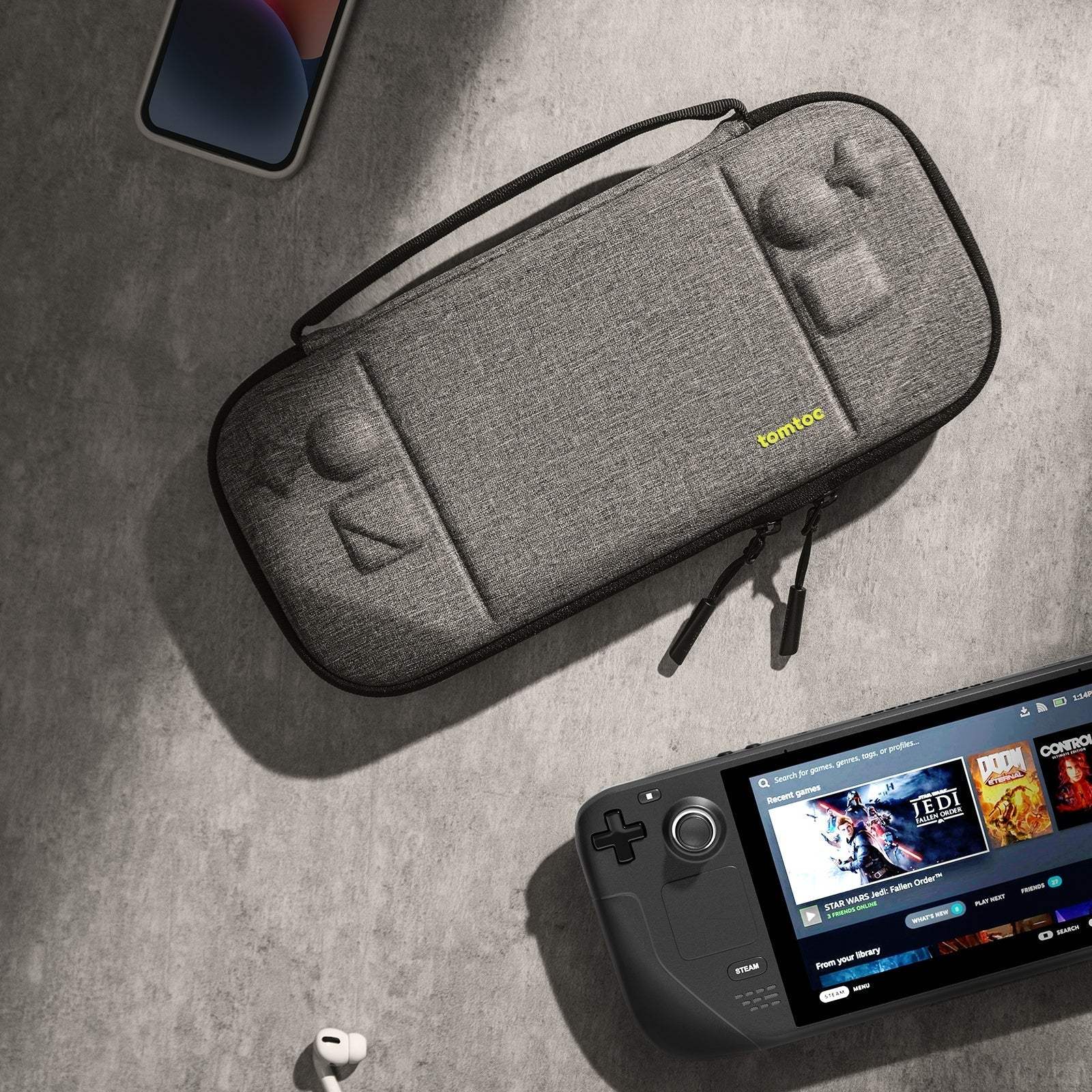 Tomtoc - FancyCase-G38 Steam Deck Hard Shell Case - Pokrowiec na Konsolę Steam Deck