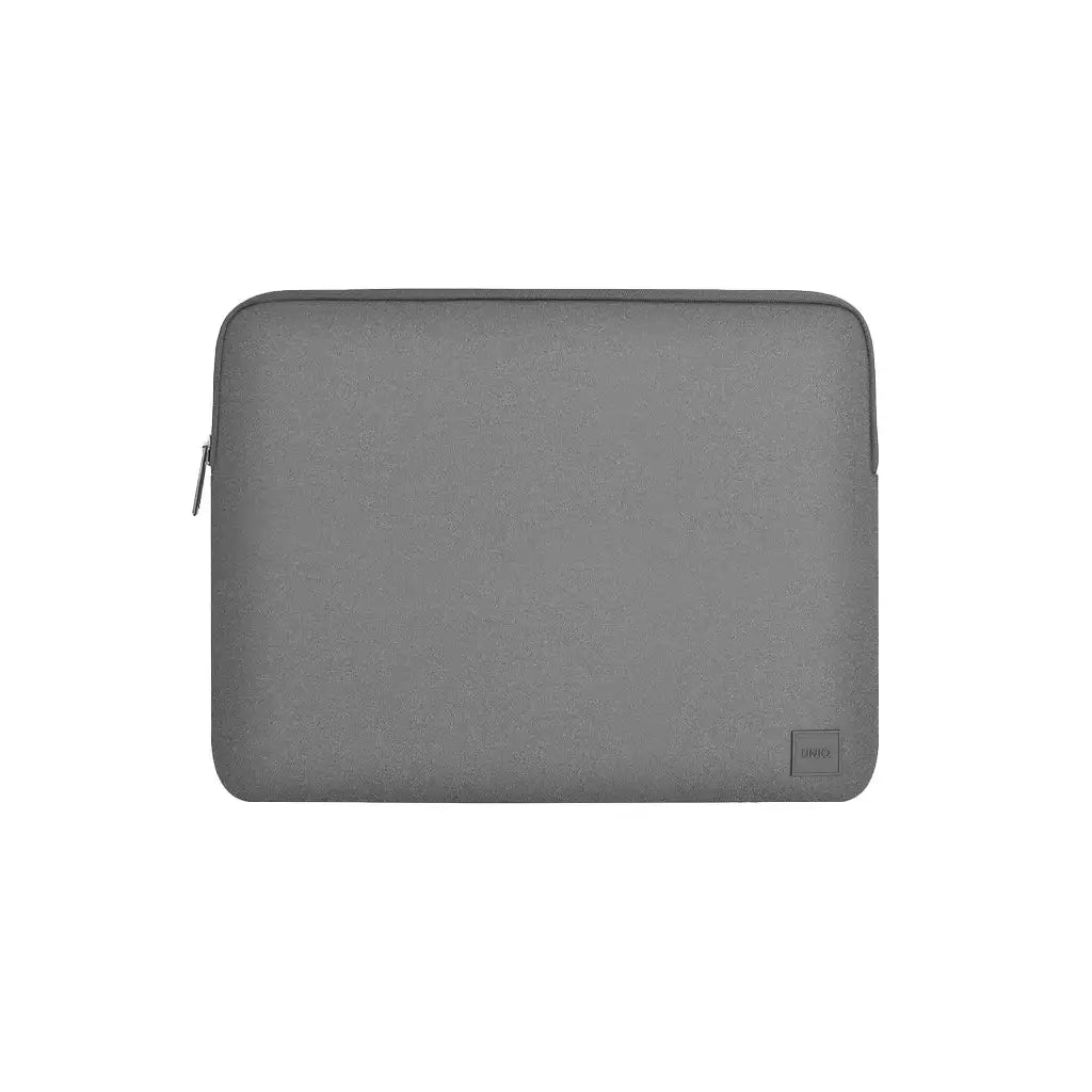 Szare etui na laptopa UNIQ Cyprus Grey z zamkiem, minimalistyczny design