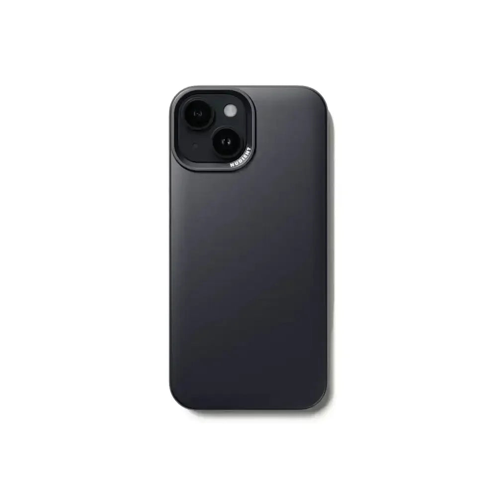Czarny minimalistyczny case do smartfona, solidna ochrona telefonu, akcesoria biurowe