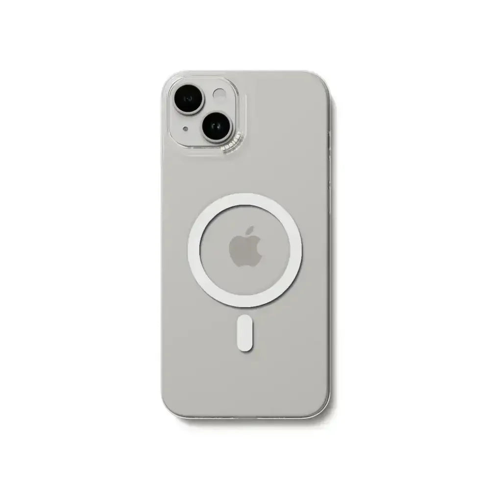 Etui MagSafe do iPhone, przezroczyste, minimalistyczne, ochrona telefonu, akcesoria biurowe
