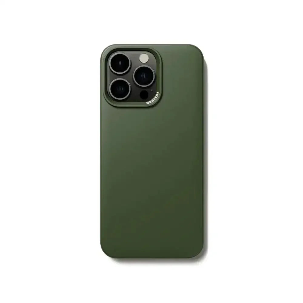 Zielone etui na smartfona, minimalistyczne, ochrona telefonu, akcesoria biurowe