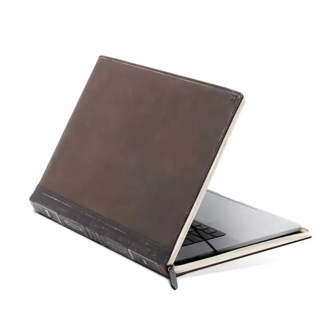 Etui na laptopa 16 cali w kształcie książki, skóra, akcesoria biurowe, ochrona MacBook