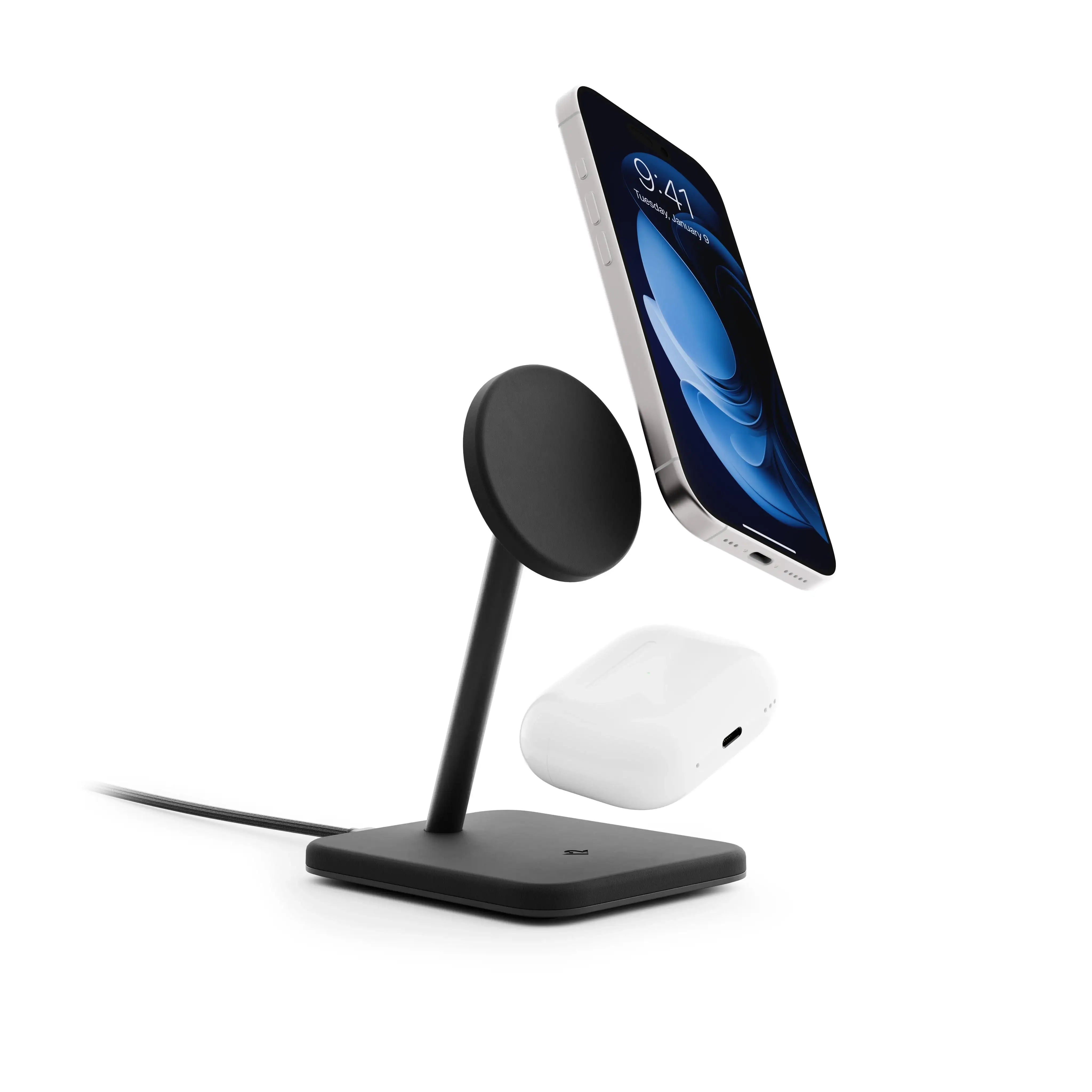Twelve South - HiRise 2 Deluxe Wireless Charging Stand - Podwójna Ładowarka MagSafe