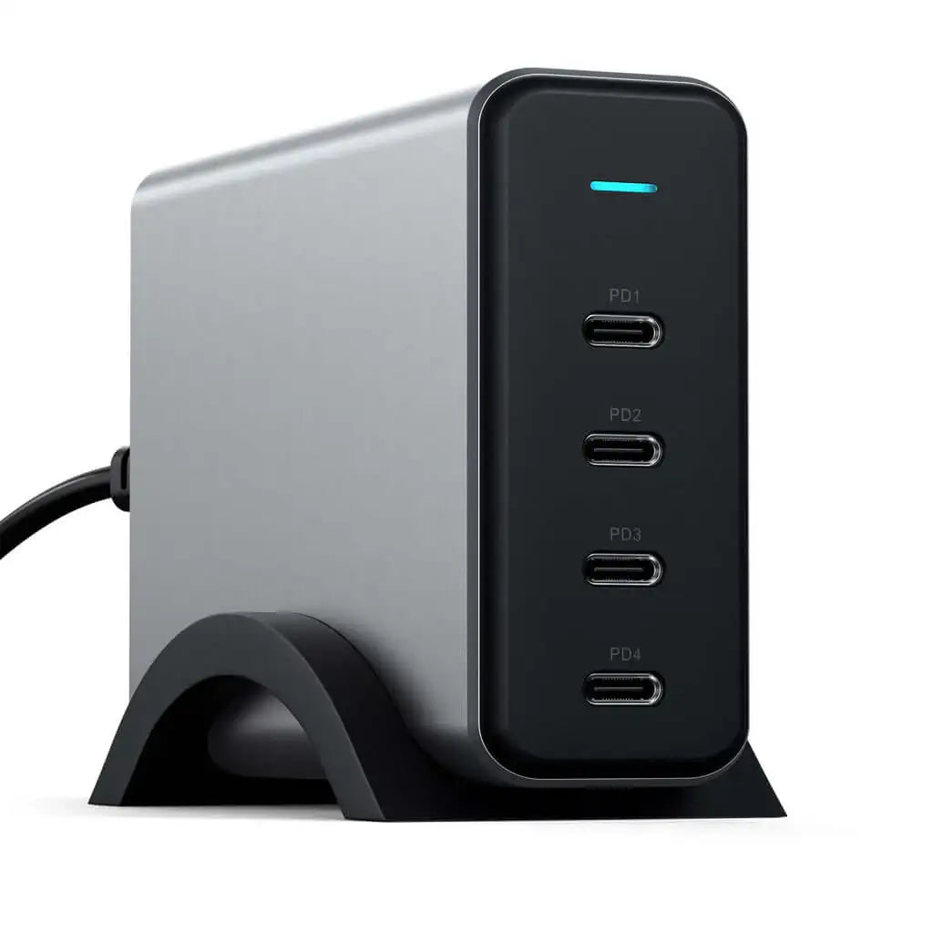 Satechi 165W USB-C 4-Port PD Gan Charger - Poczwórna Ładowarka Sieciowa USB-C