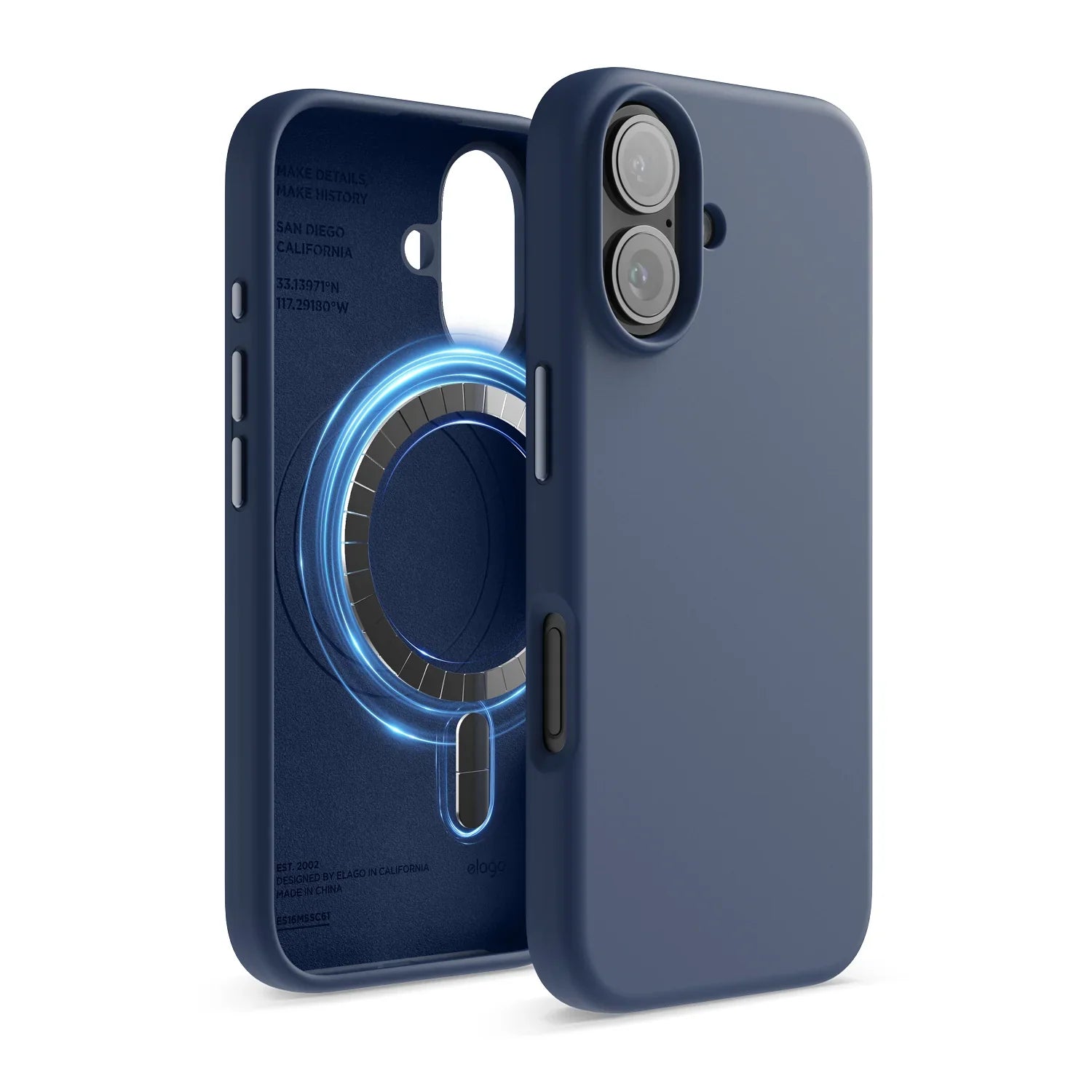 Elago - Magnetic Silicone Case for iPhone 16 / Plus / Pro / Pro Max - Silikonowe Etui z MagSafe