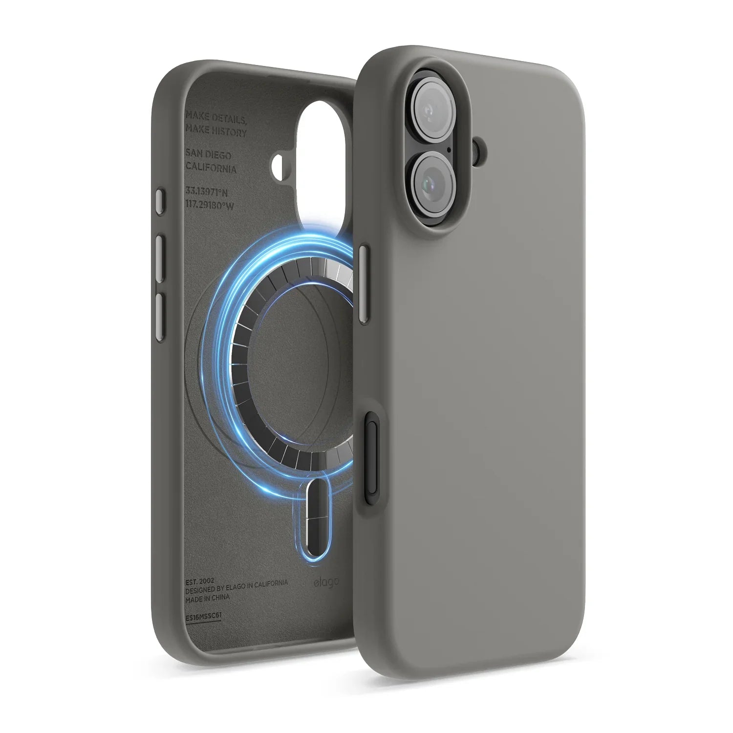Elago - Magnetic Silicone Case for iPhone 16 / Plus / Pro / Pro Max - Silikonowe Etui z MagSafe