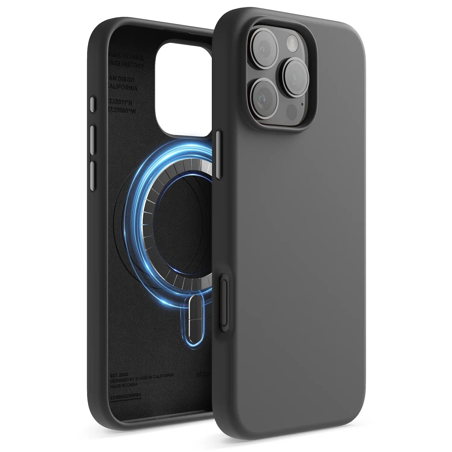 Elago - Magnetic Silicone Case for iPhone 16 / Plus / Pro / Pro Max - Silikonowe Etui z MagSafe