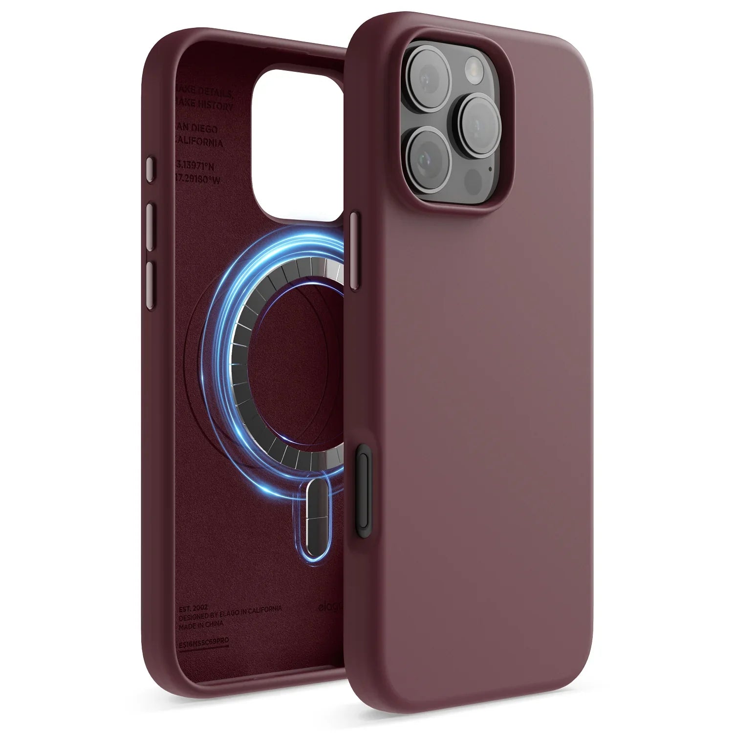 Elago - Magnetic Silicone Case for iPhone 16 / Plus / Pro / Pro Max - Silikonowe Etui z MagSafe