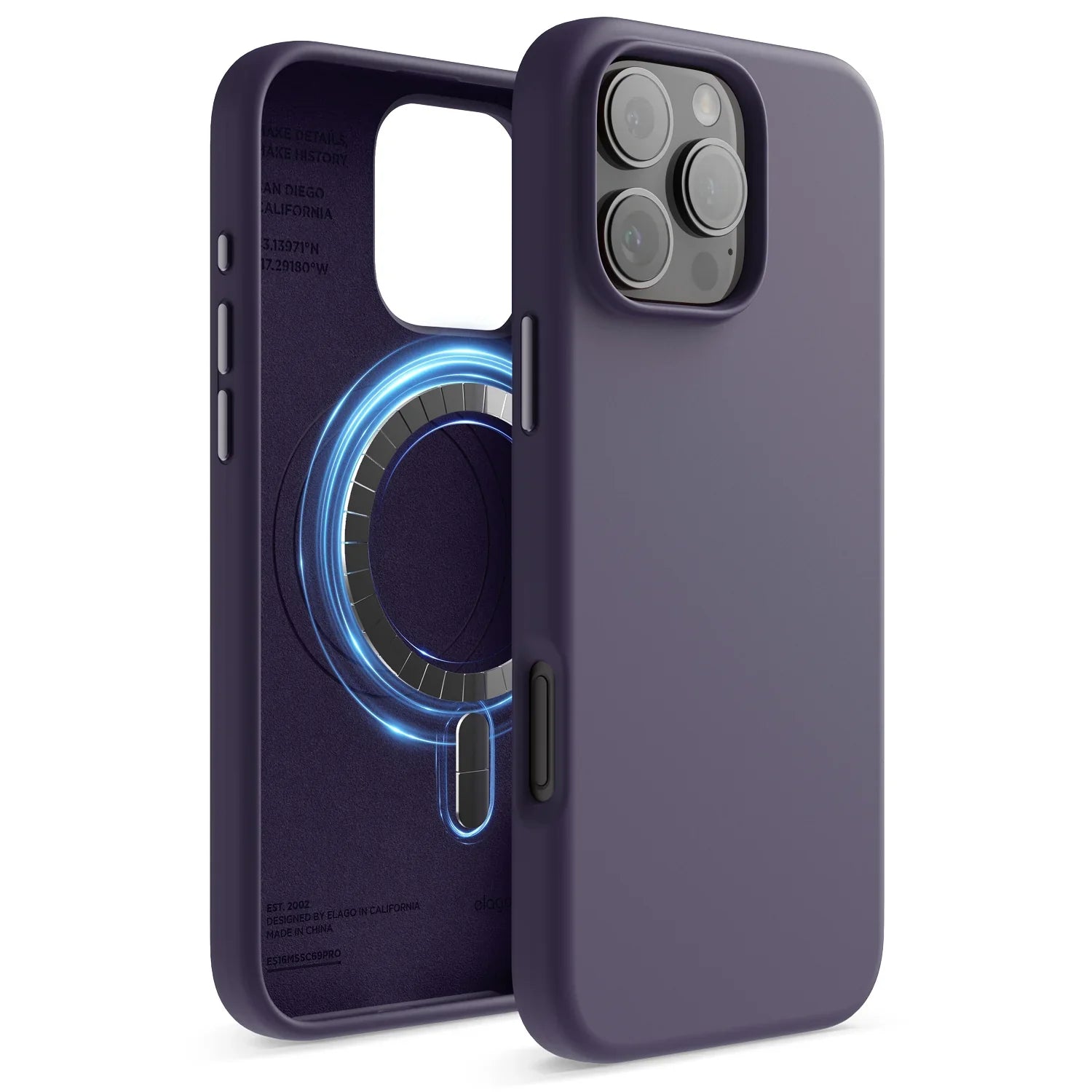 Elago - Magnetic Silicone Case for iPhone 16 / Plus / Pro / Pro Max - Silikonowe Etui z MagSafe