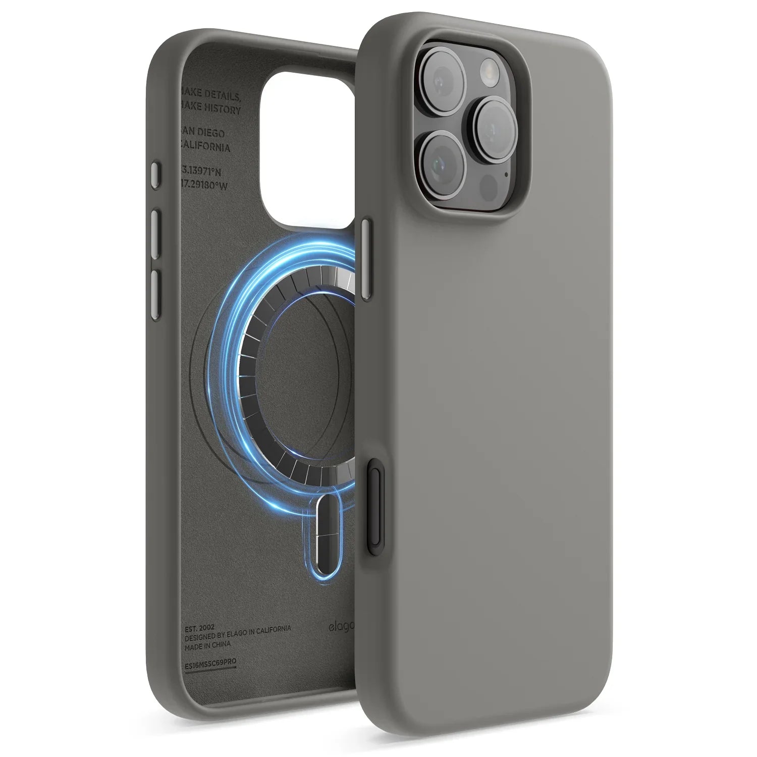 Elago - Magnetic Silicone Case for iPhone 16 / Plus / Pro / Pro Max - Silikonowe Etui z MagSafe