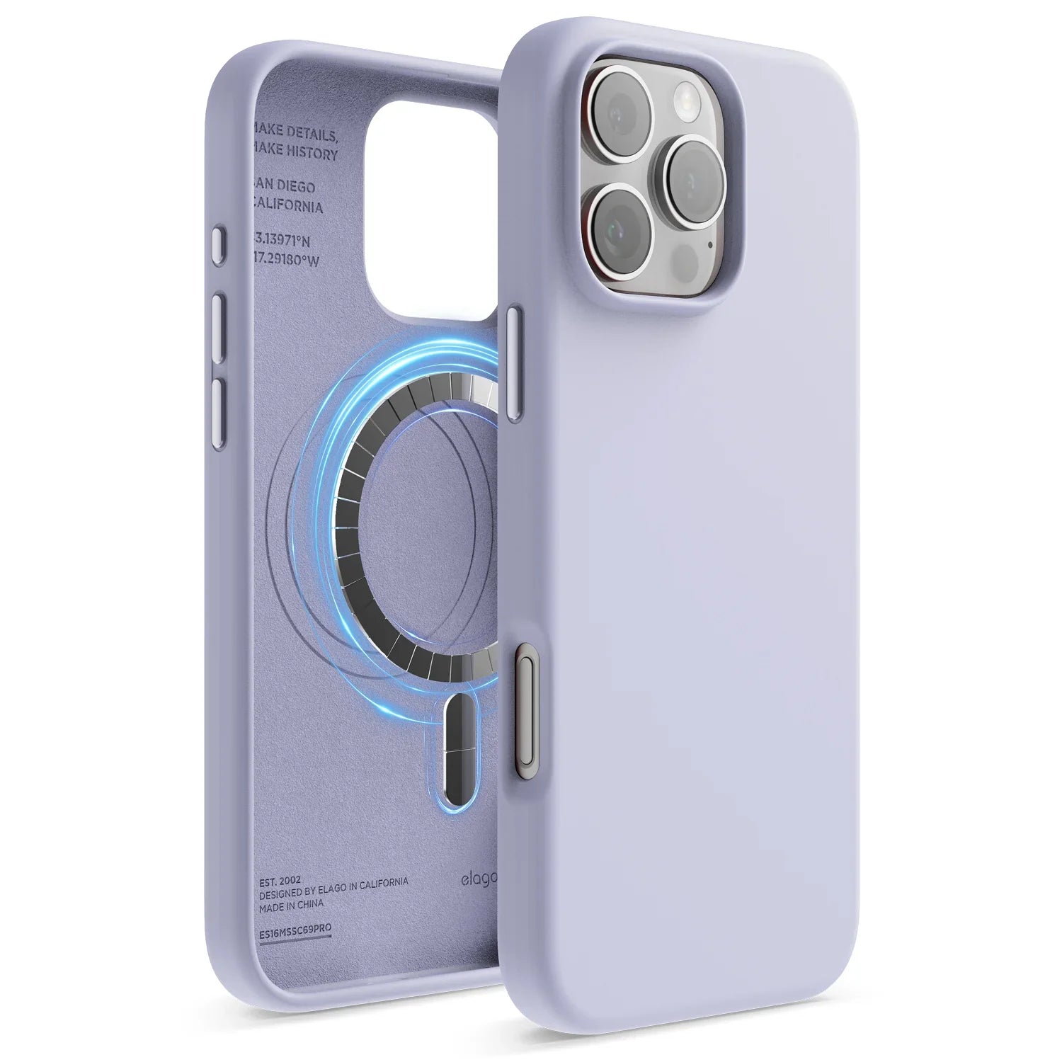 Elago - Magnetic Silicone Case for iPhone 16 / Plus / Pro / Pro Max - Silikonowe Etui z MagSafe