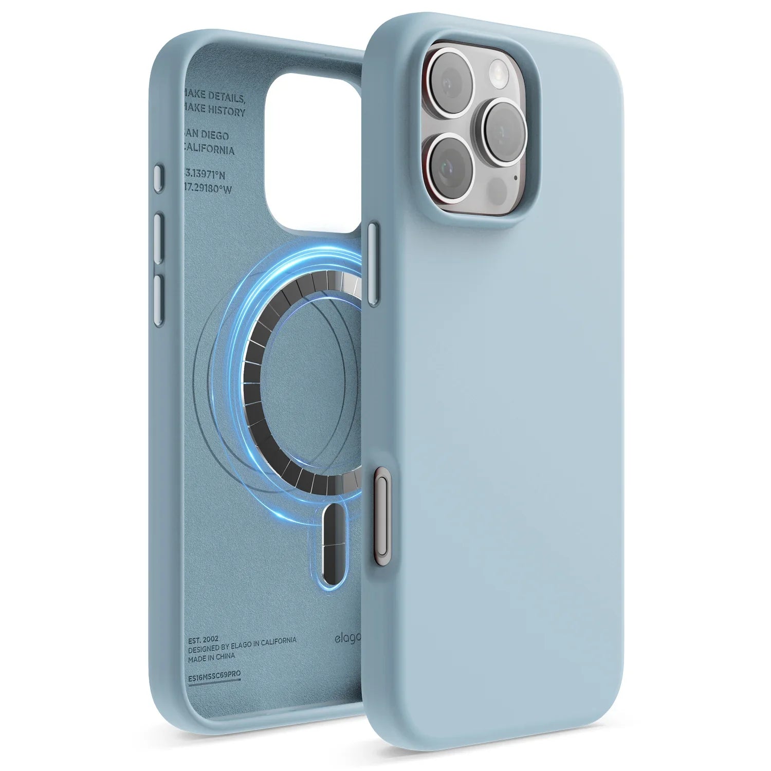 Elago - Magnetic Silicone Case for iPhone 16 / Plus / Pro / Pro Max - Silikonowe Etui z MagSafe