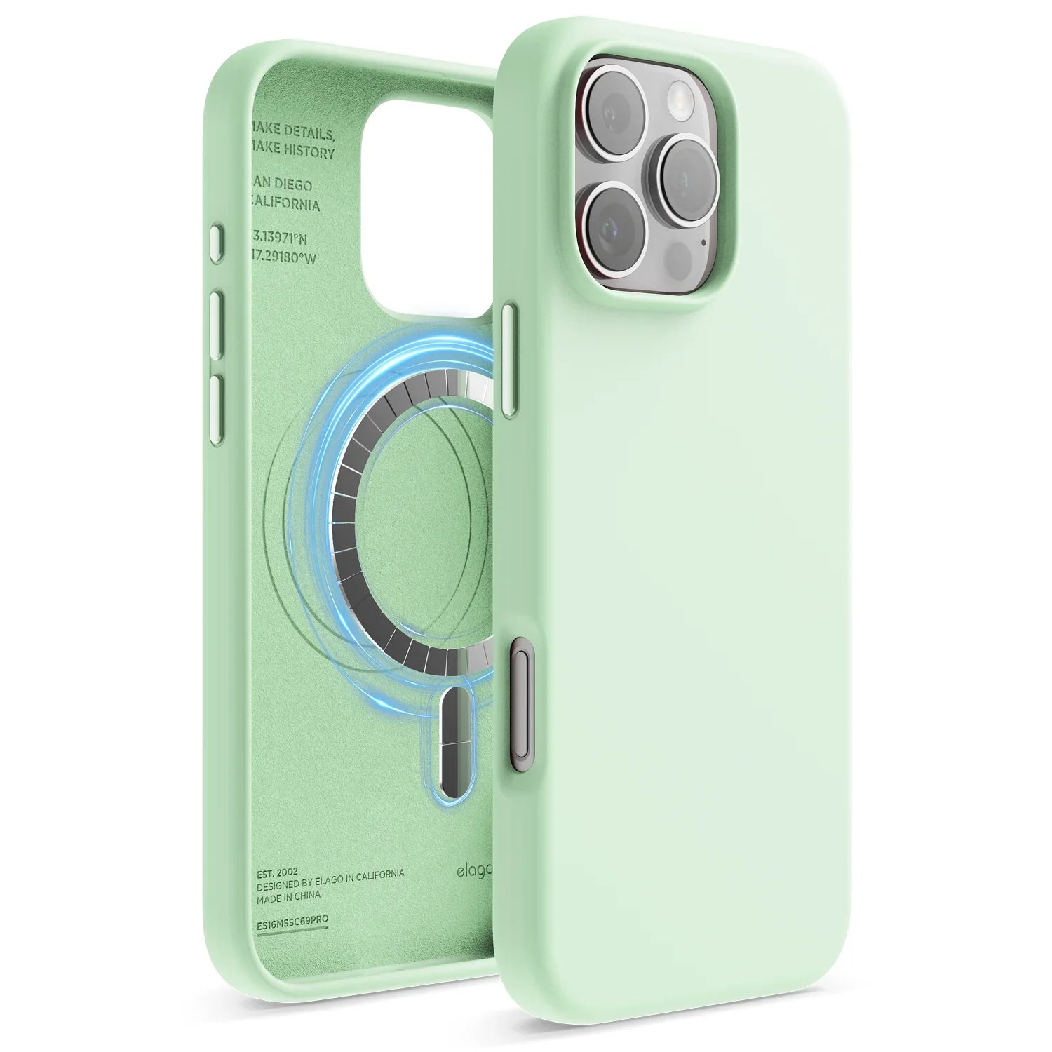 Elago - Magnetic Silicone Case for iPhone 16 / Plus / Pro / Pro Max - Silikonowe Etui z MagSafe