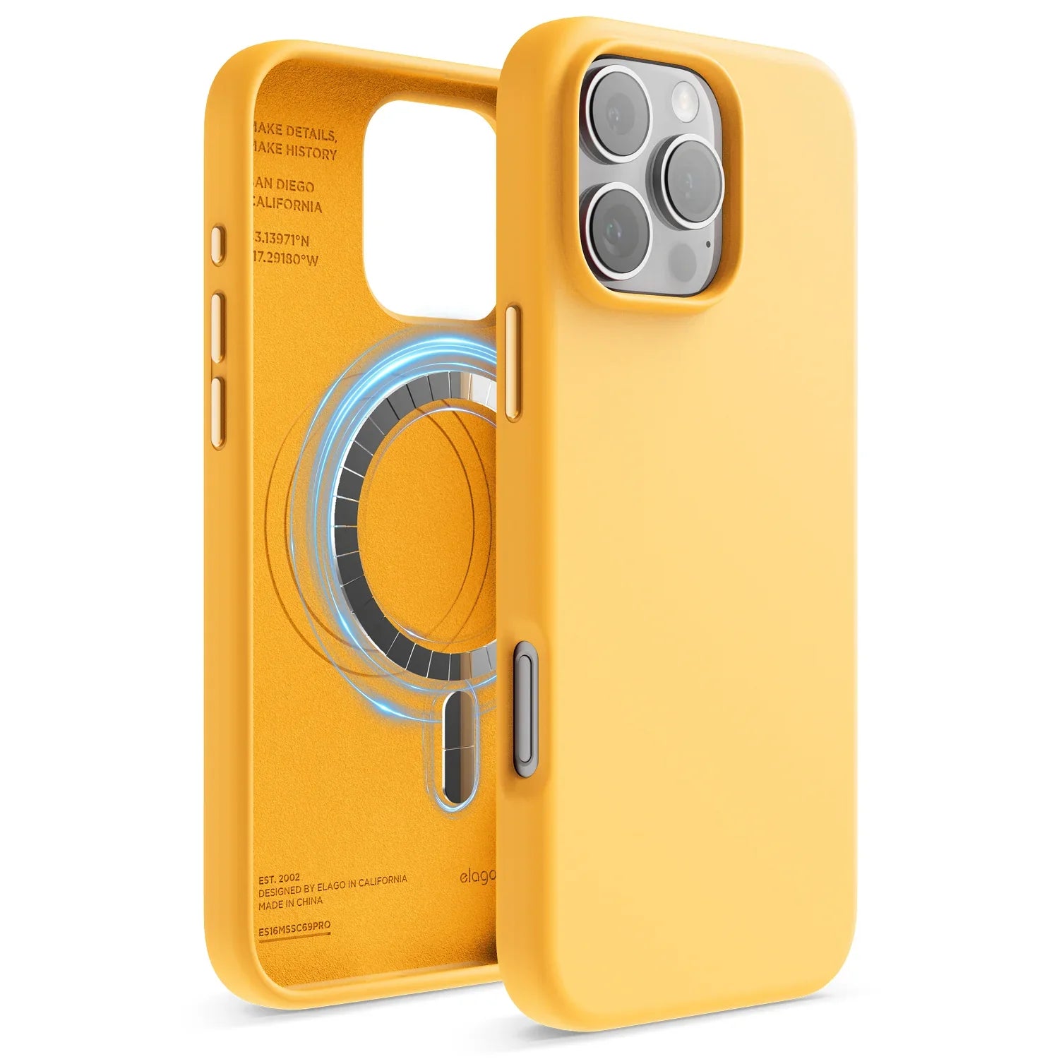 Elago - Magnetic Silicone Case for iPhone 16 / Plus / Pro / Pro Max - Silikonowe Etui z MagSafe