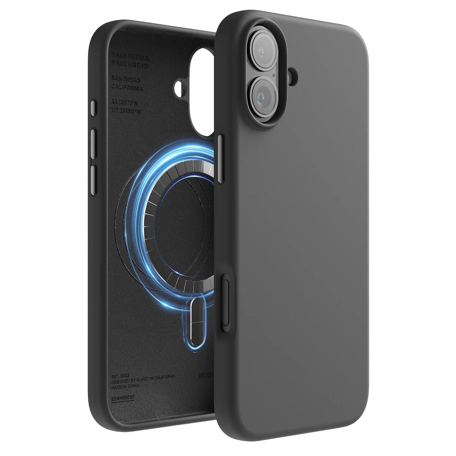 Elago - Magnetic Silicone Case for iPhone 16 / Plus / Pro / Pro Max - Silikonowe Etui z MagSafe