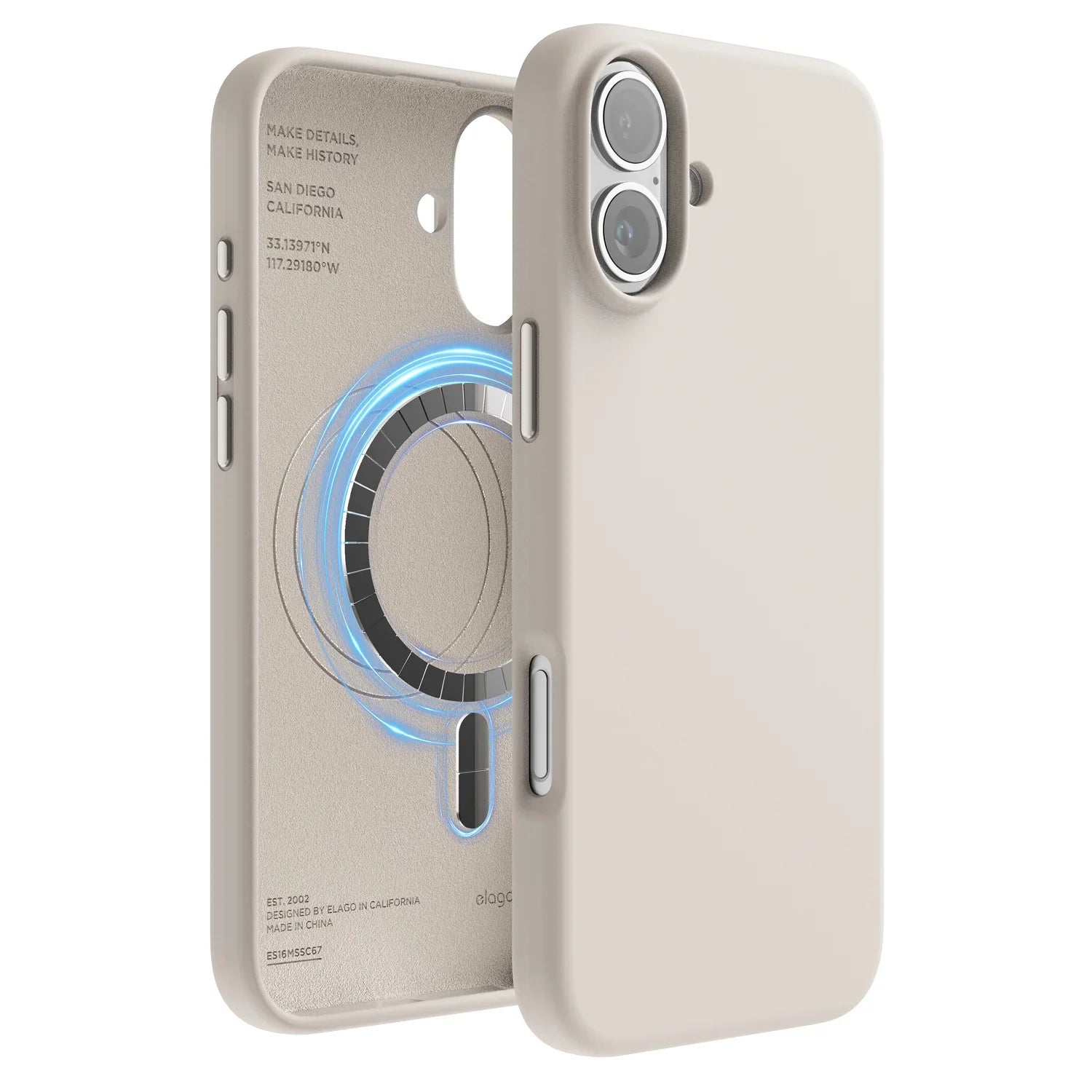 Elago - Magnetic Silicone Case for iPhone 16 / Plus / Pro / Pro Max - Silikonowe Etui z MagSafe