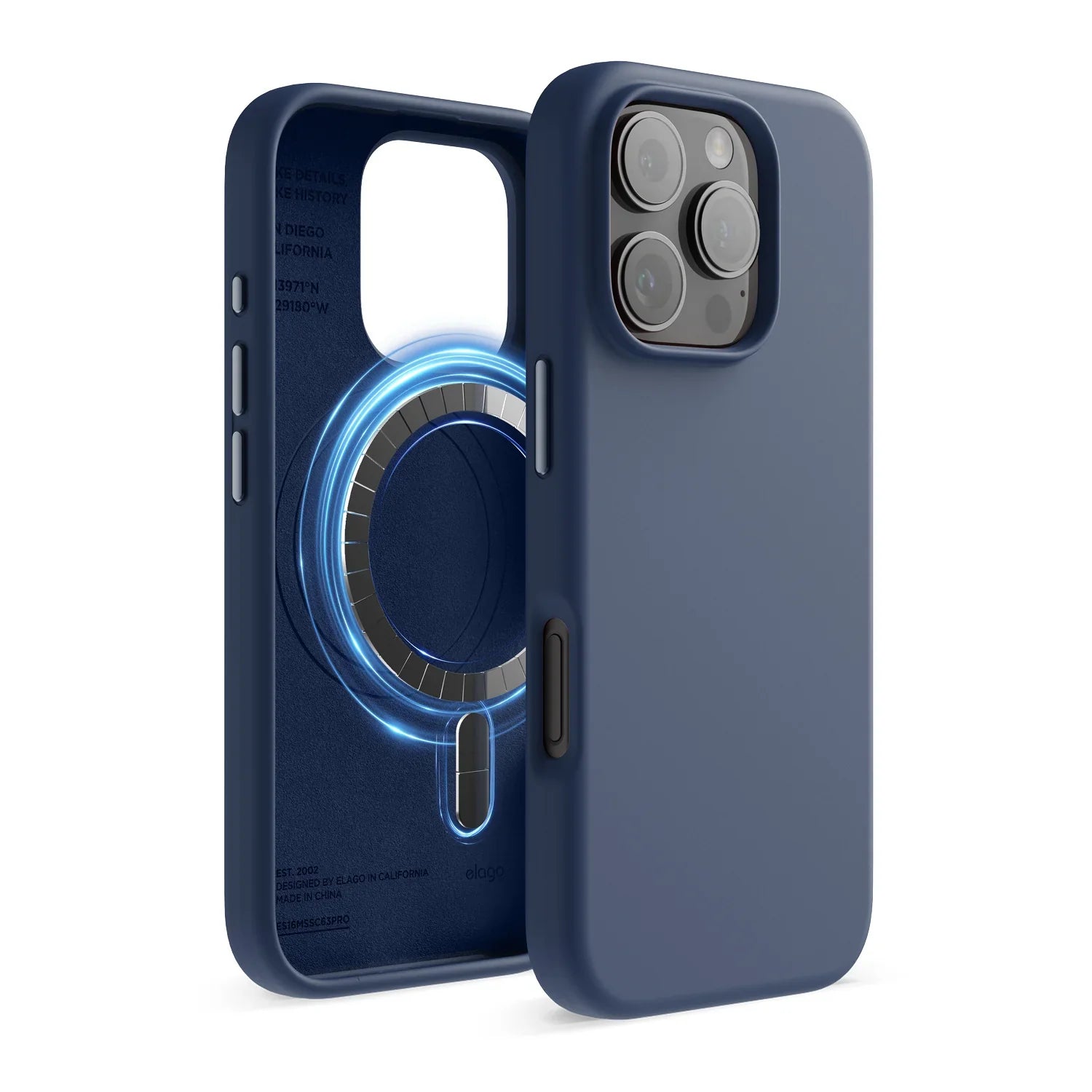 Elago - Magnetic Silicone Case for iPhone 16 / Plus / Pro / Pro Max - Silikonowe Etui z MagSafe