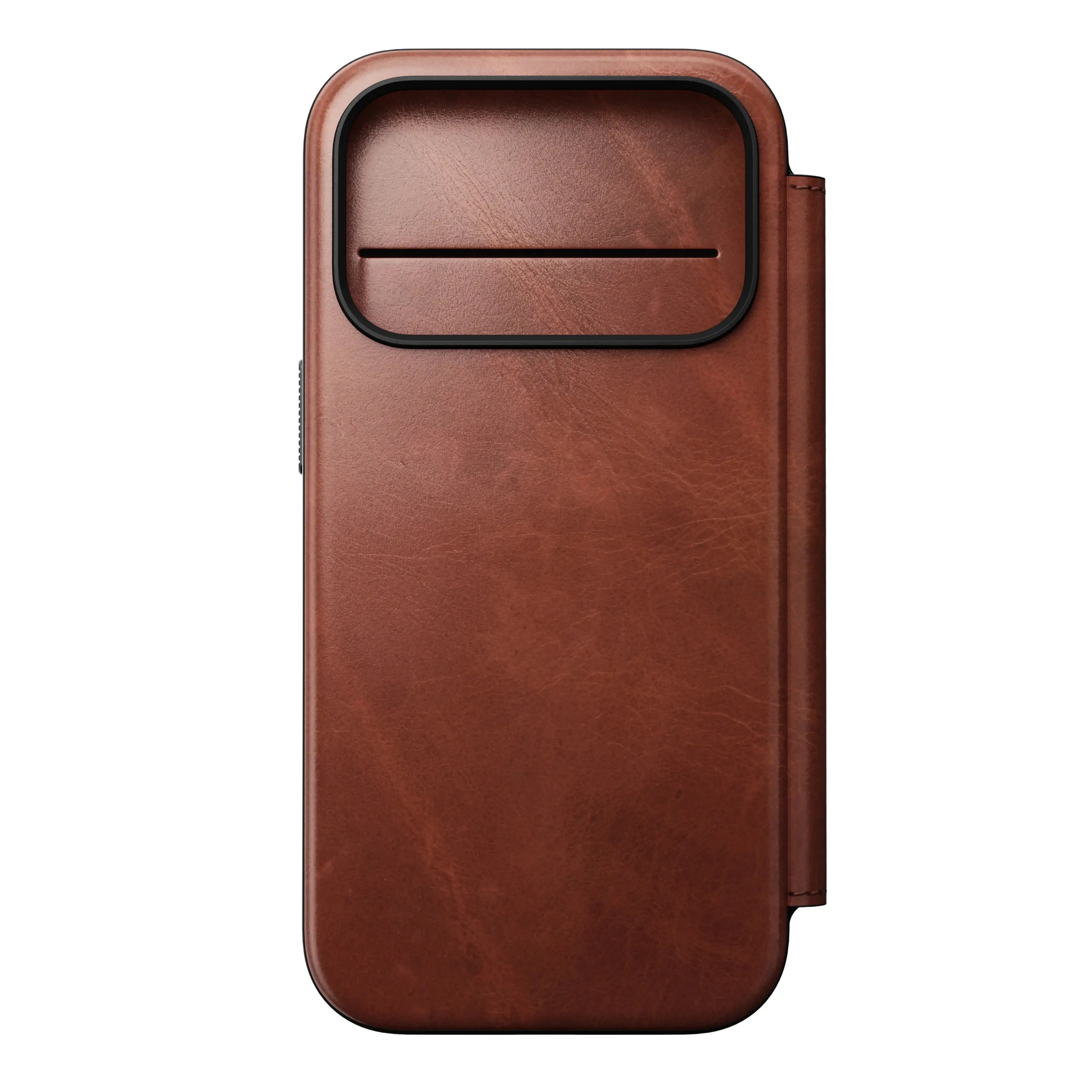 Nomad – Modern Leather Folio for iPhone 17 / Pro / Pro Max with MagSafe - Skórzane Etui z MagSafe