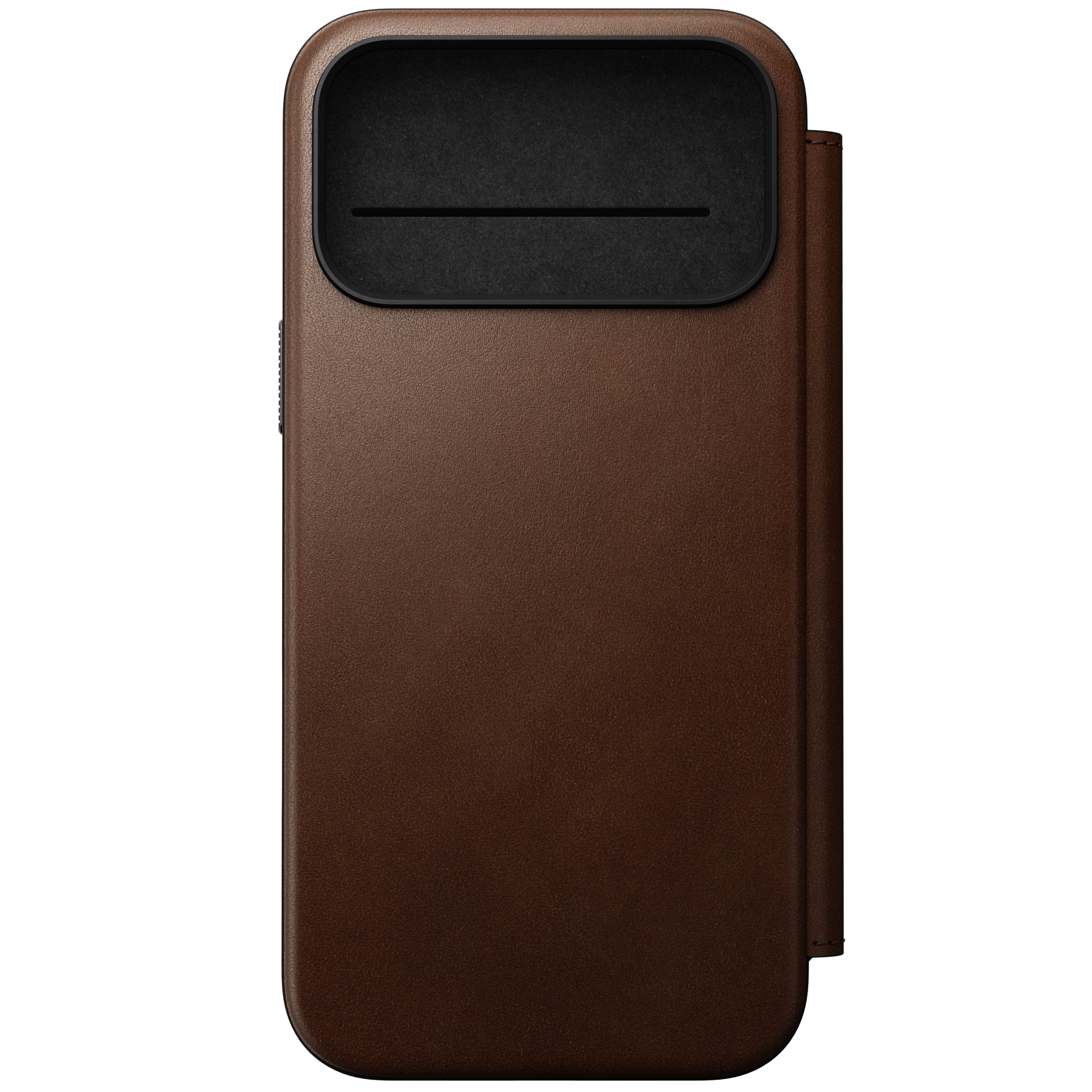 Nomad – Modern Leather Folio for iPhone 17/Pro/Pro Max with MagSafe - Skórzane Etui z MagSafe
