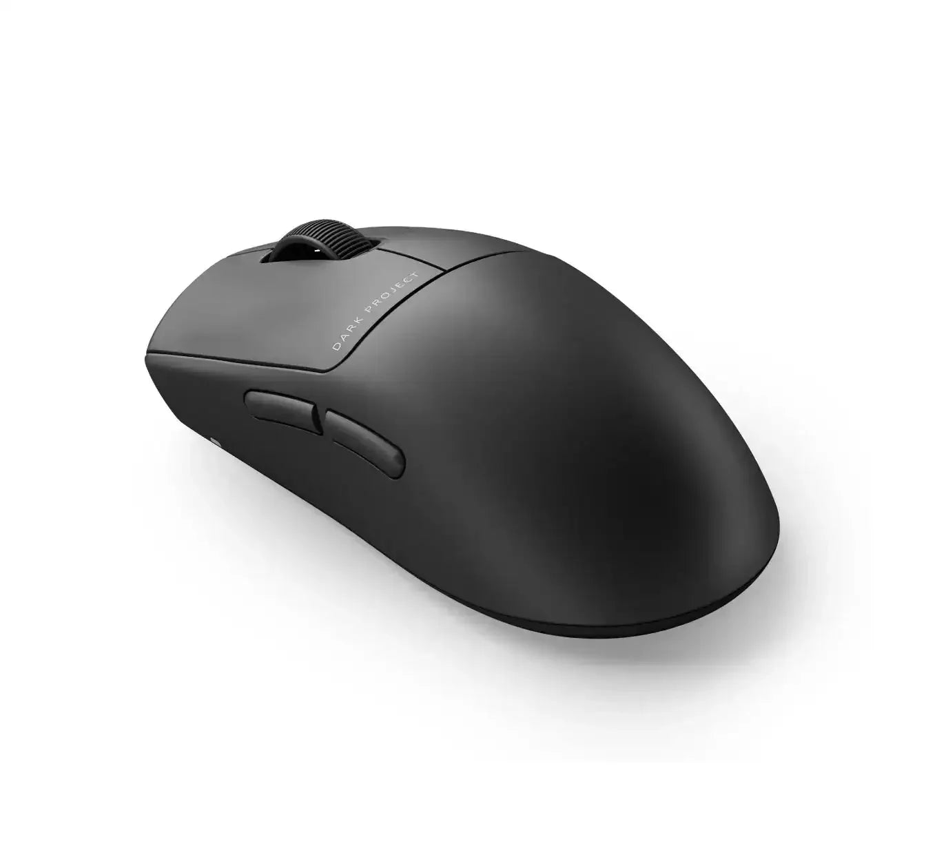 Czarna bezprzewodowa mysz komputerowa Dark Project, ergonomiczna do biura i gamingu