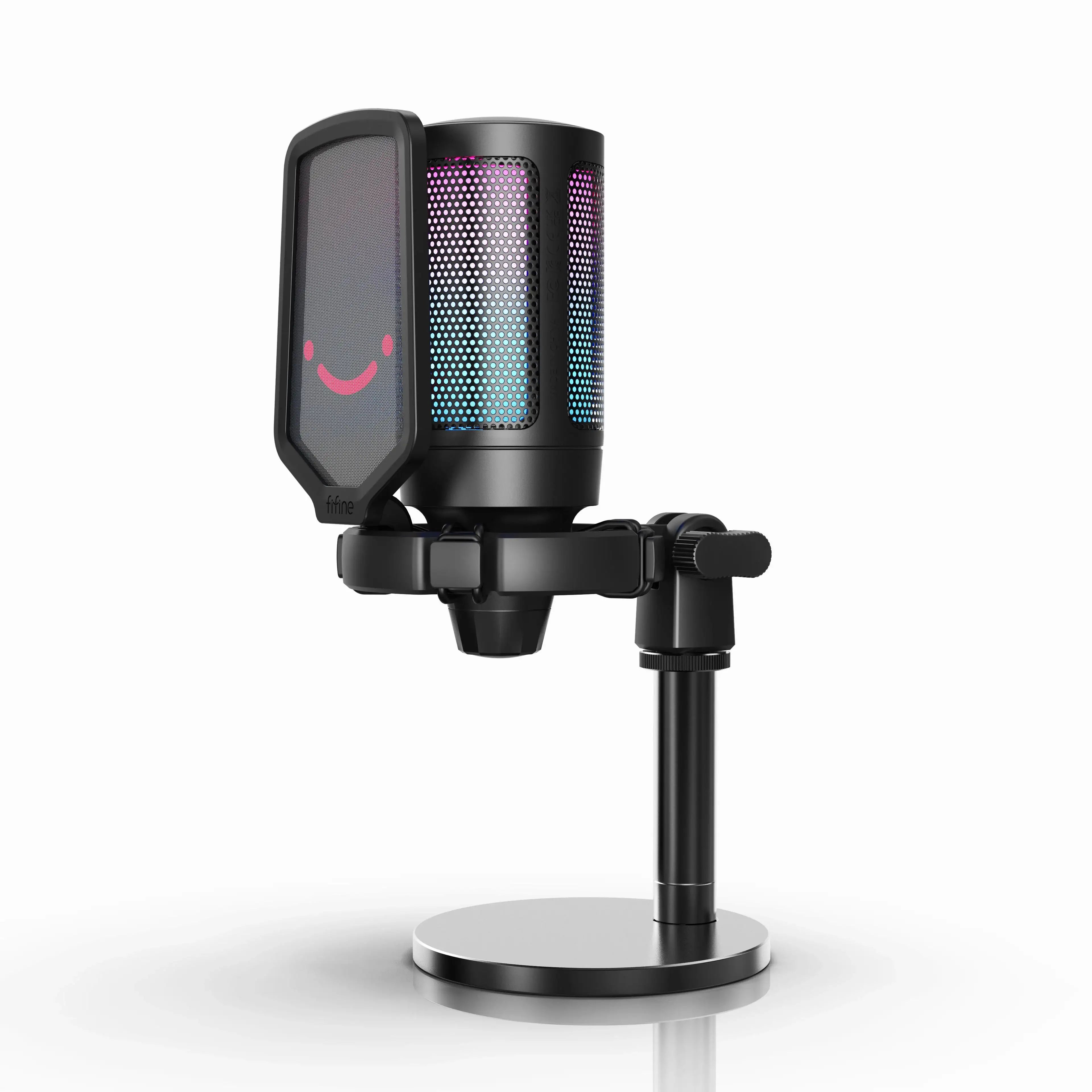 Fifine - AmpliGame - A6 Studio Condenser Microphone - Studyjny Mikrofon Pojemnościowy