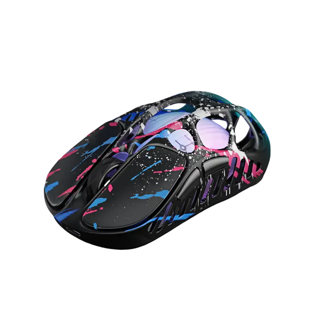GravaStar - Mercury X Pro Special Edition Neon Graffiti Wireless Gaming Mouse - Bezprzewodowa Myszka Gamingowa