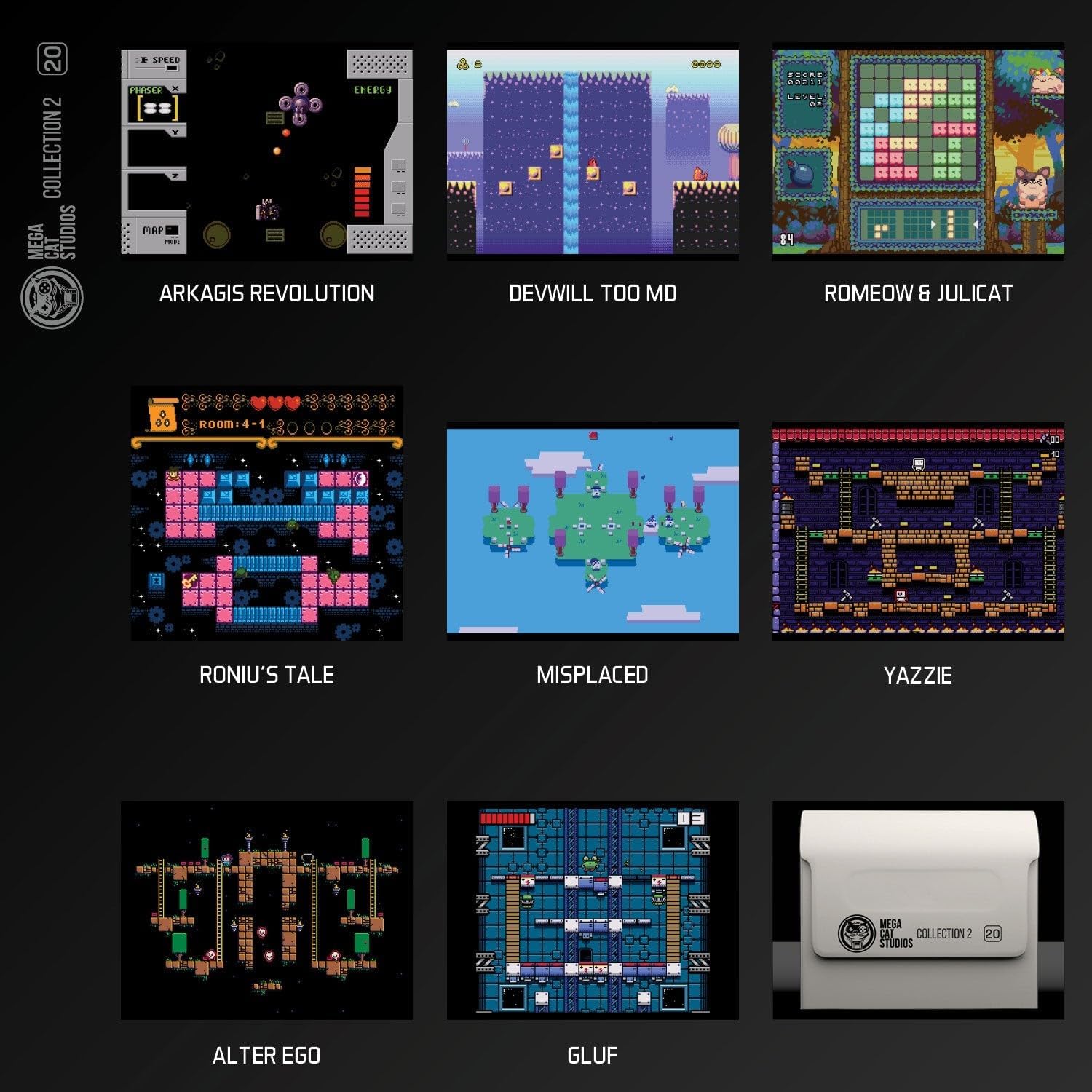 Evercade - Mega Cat Studios Collection 2 - Zestaw Gier Retro