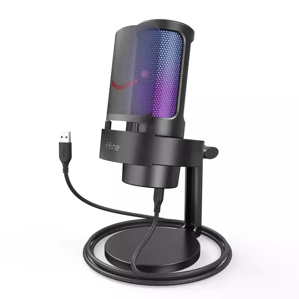 Fifine - AmpliGame - A8 Studio Condenser Microphone - Studyjny Mikrofon Pojemnościowy