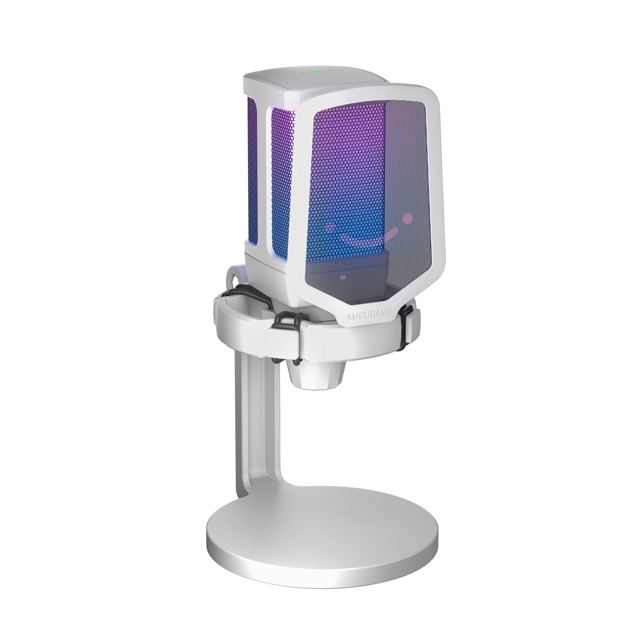 Fifine - AmpliGame - Q6 USB Condenser Microphone with RGB - Mikrofon Pojemnościowy Studyjny USB