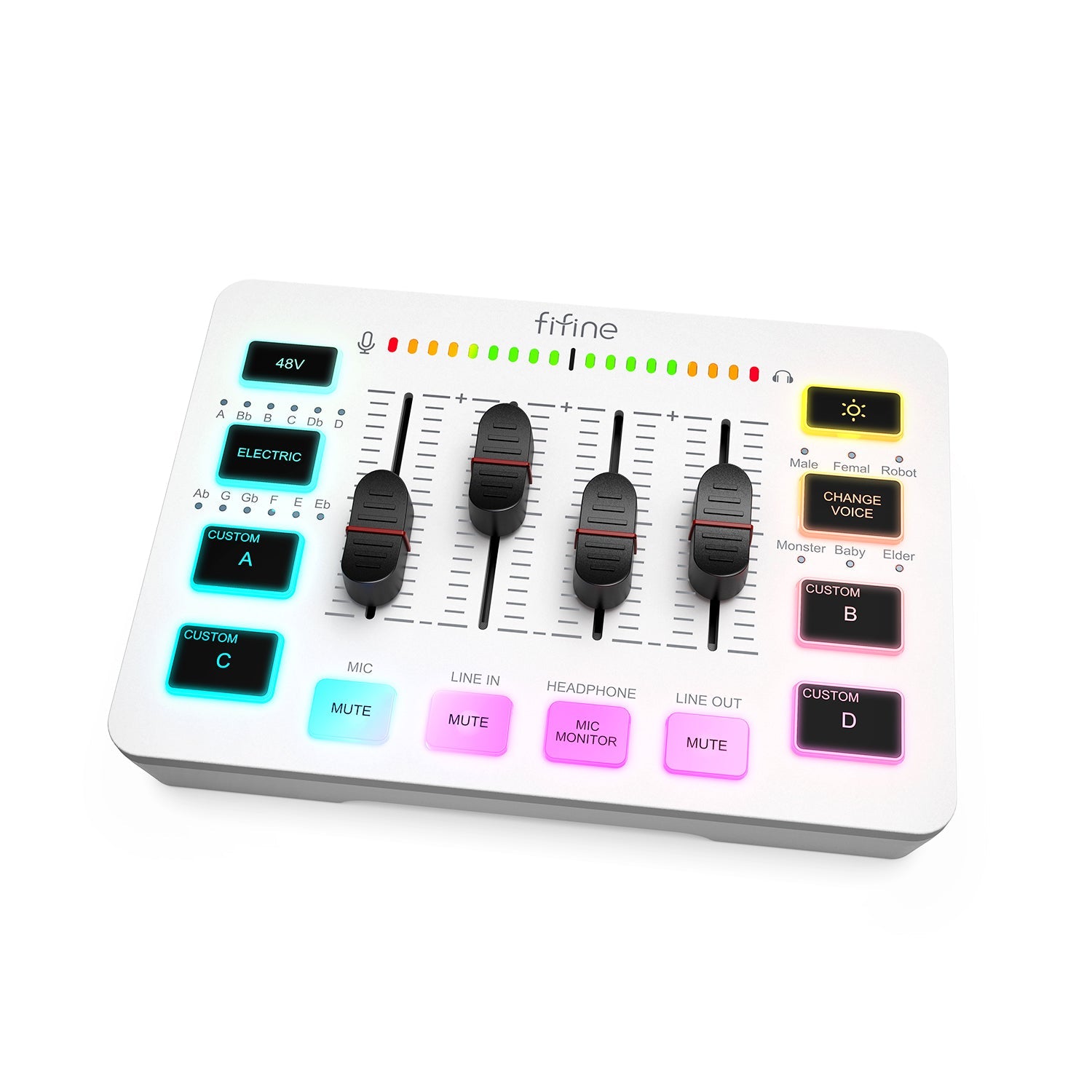 Fifine - AmpliGame - SC3 Audio Mixer - Mikser Audio