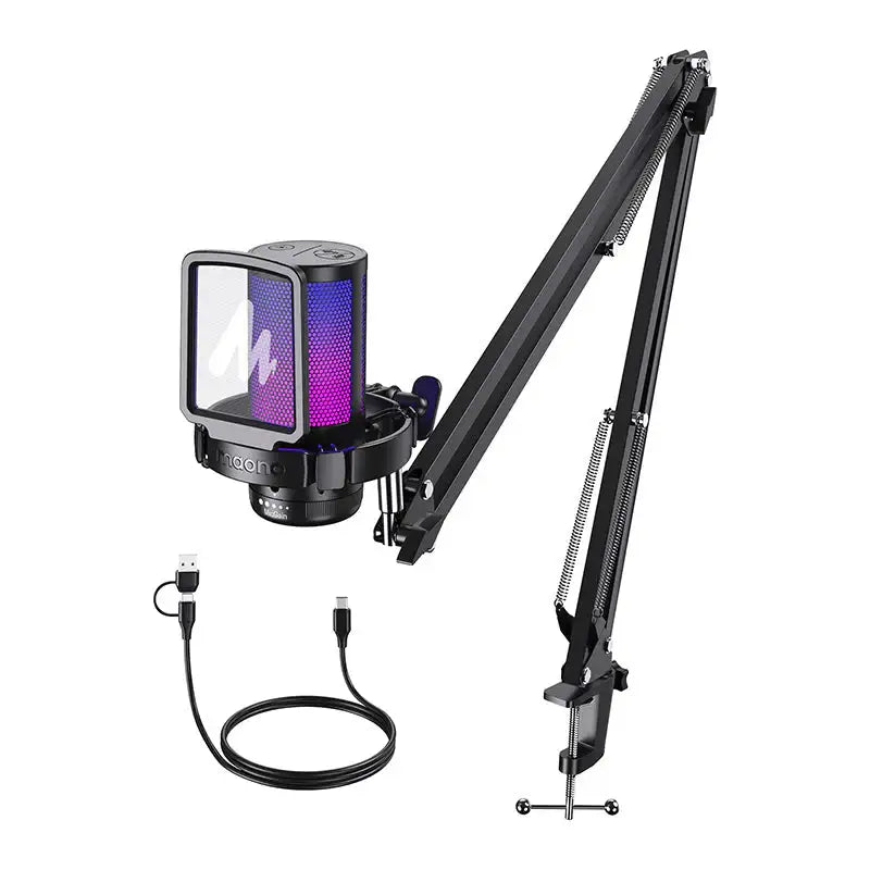 MAONO - DGM20S Gamerwave Condenser USB Gaming RGB Microphone - Mikrofon Gamingowy