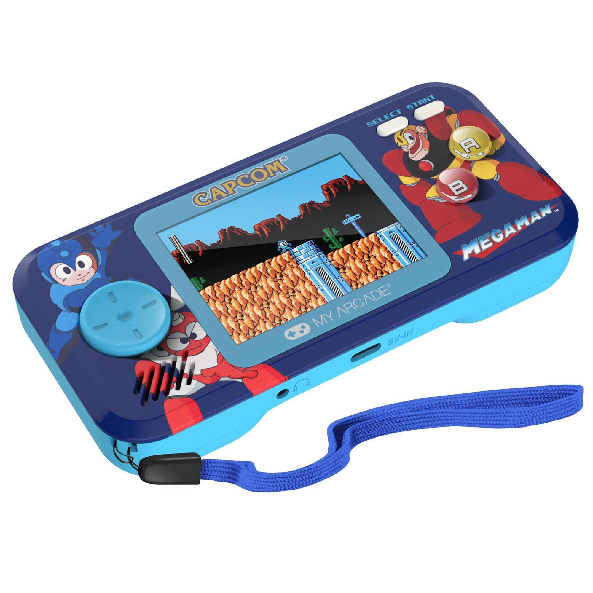 My Arcade - Mega Man Pocket Player Pro DGUNL-4191 - Kolekcjonerska Konsola do Gier Retro