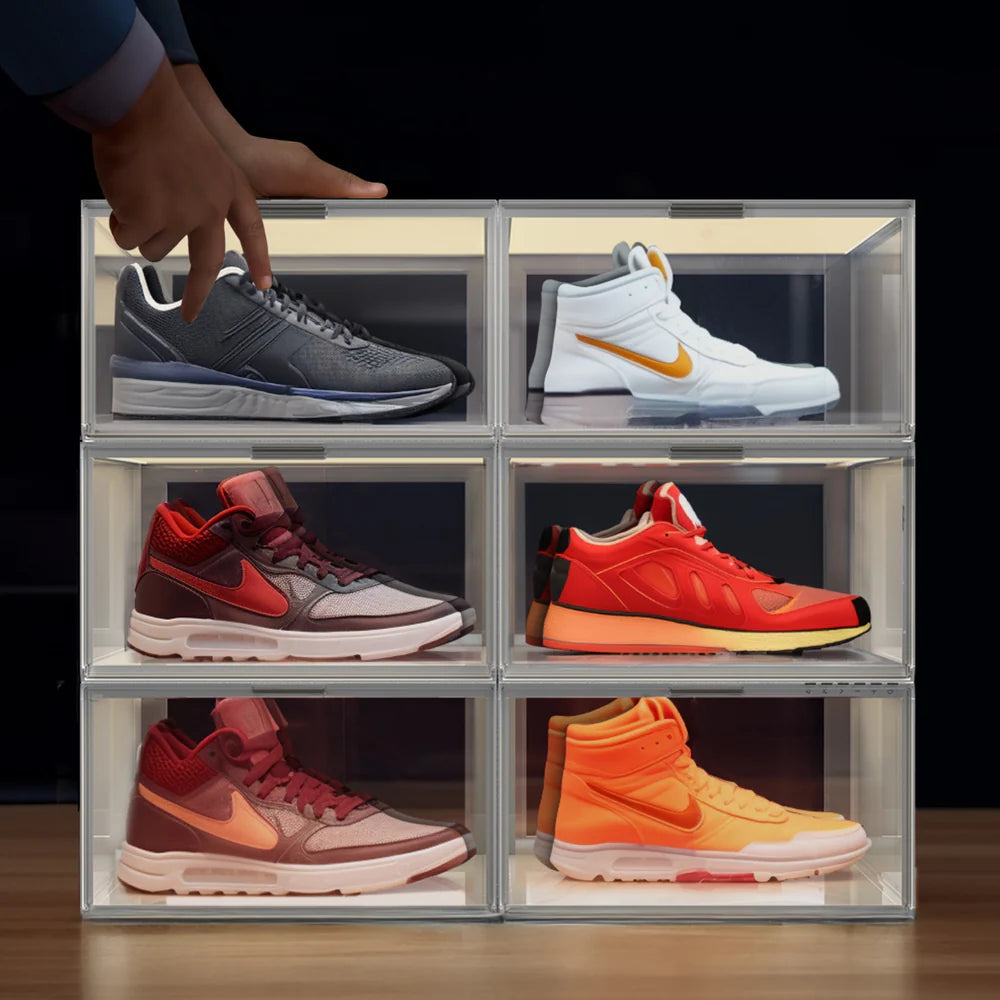 Nanoleaf x Fantaqi - EXPO Smart LED Display Case Starter Pack - 4 Gabloty z Podświetleniem LED