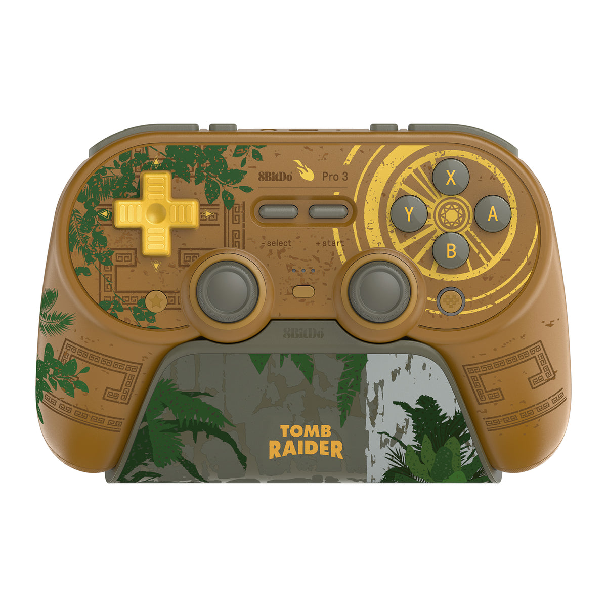 8BitDo - Pro 3 Tomb Raider 30th Anniversary Edition Bluetooth Gamepad - Kontroler Bezprzewodowy ze Stacją Ładującą