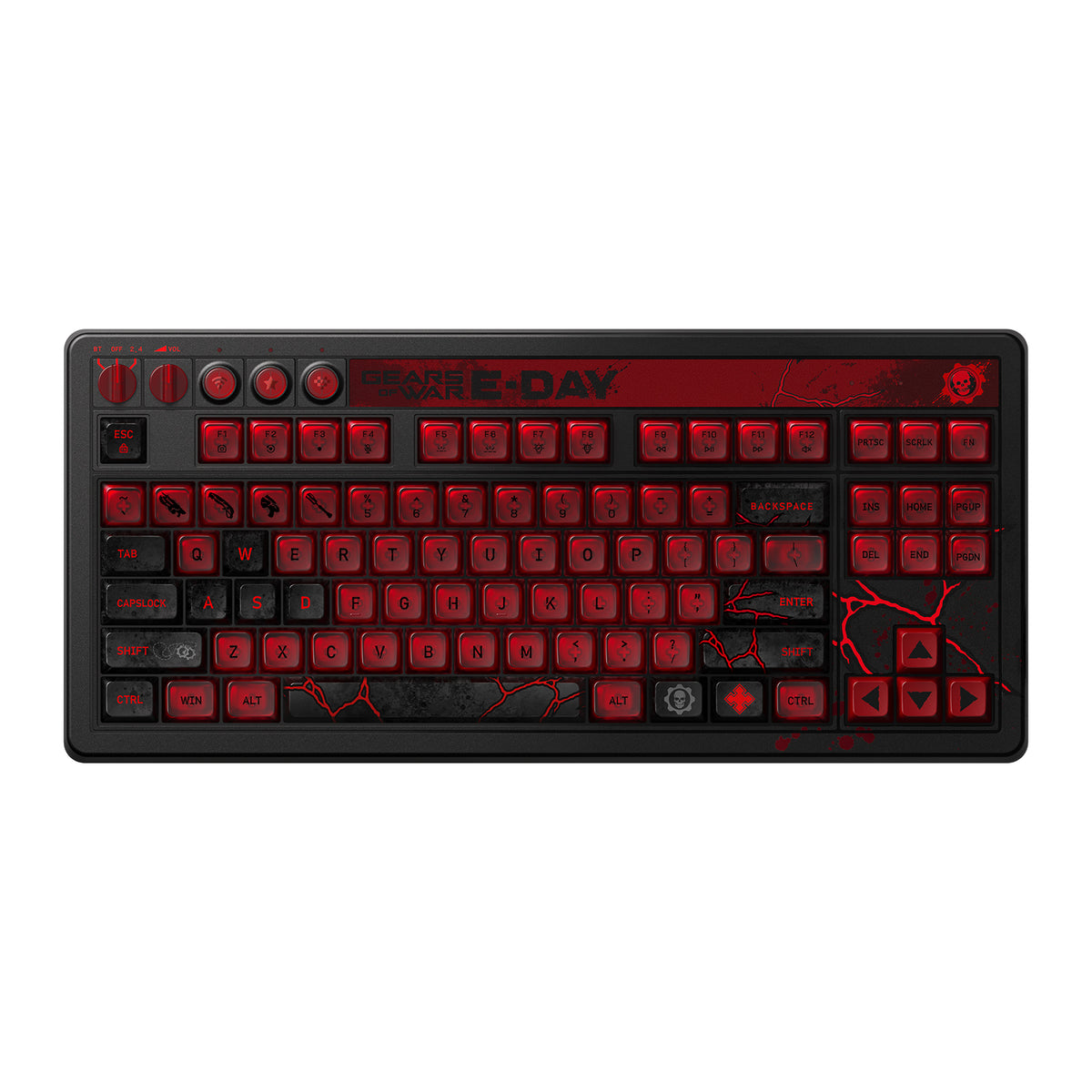 8BitDo - Retro 87 Mechanical Keyboard Gears of War: E-Day - Klawiatura Mechaniczna