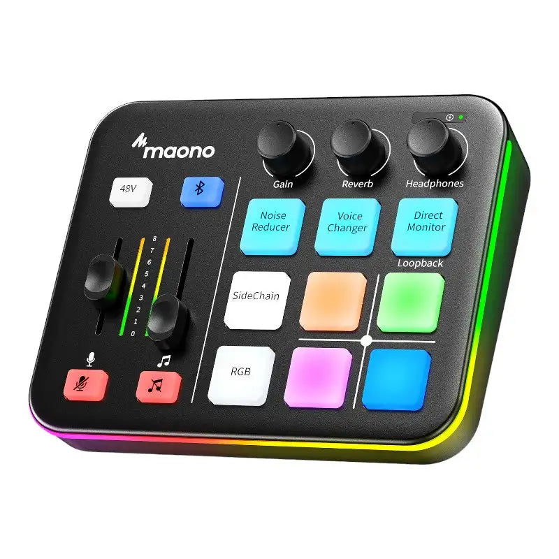 MAONO - Maonocaster G1 NEO Audio Mixer For Game Streamer - Karta Dźwiękowa Mikser Audio