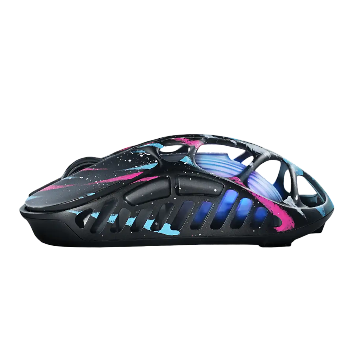GravaStar - Mercury X Pro Special Edition Neon Graffiti Wireless Gaming Mouse - Bezprzewodowa Myszka Gamingowa
