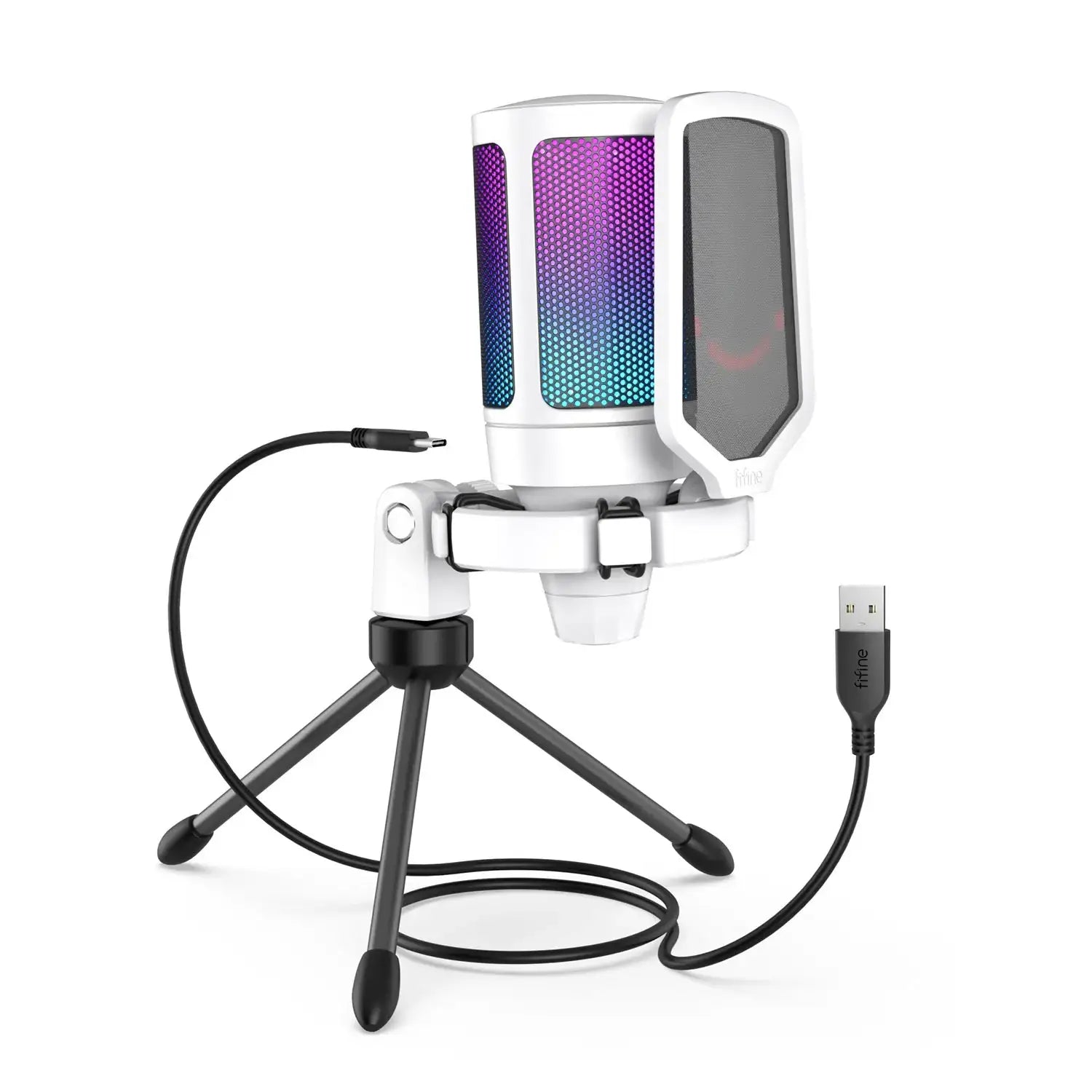 Fifine - AmpliGame - A6V Studio Condenser Microphone - Studyjny Mikrofon Pojemnościowy