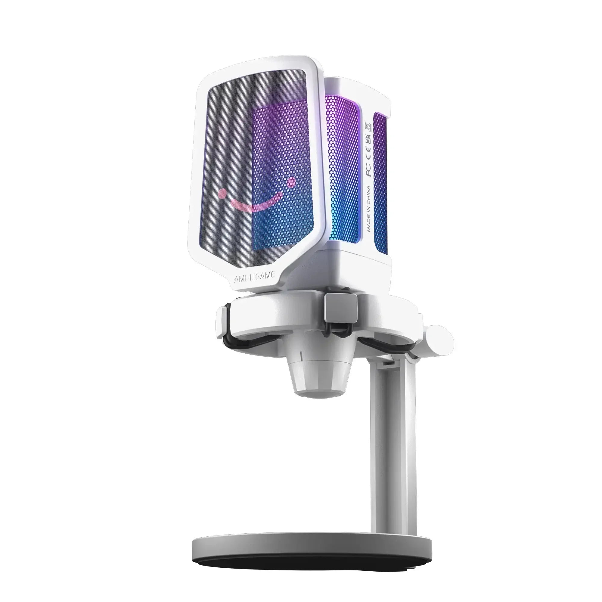 Fifine - AmpliGame - Q6 USB Condenser Microphone with RGB - Mikrofon Pojemnościowy Studyjny USB