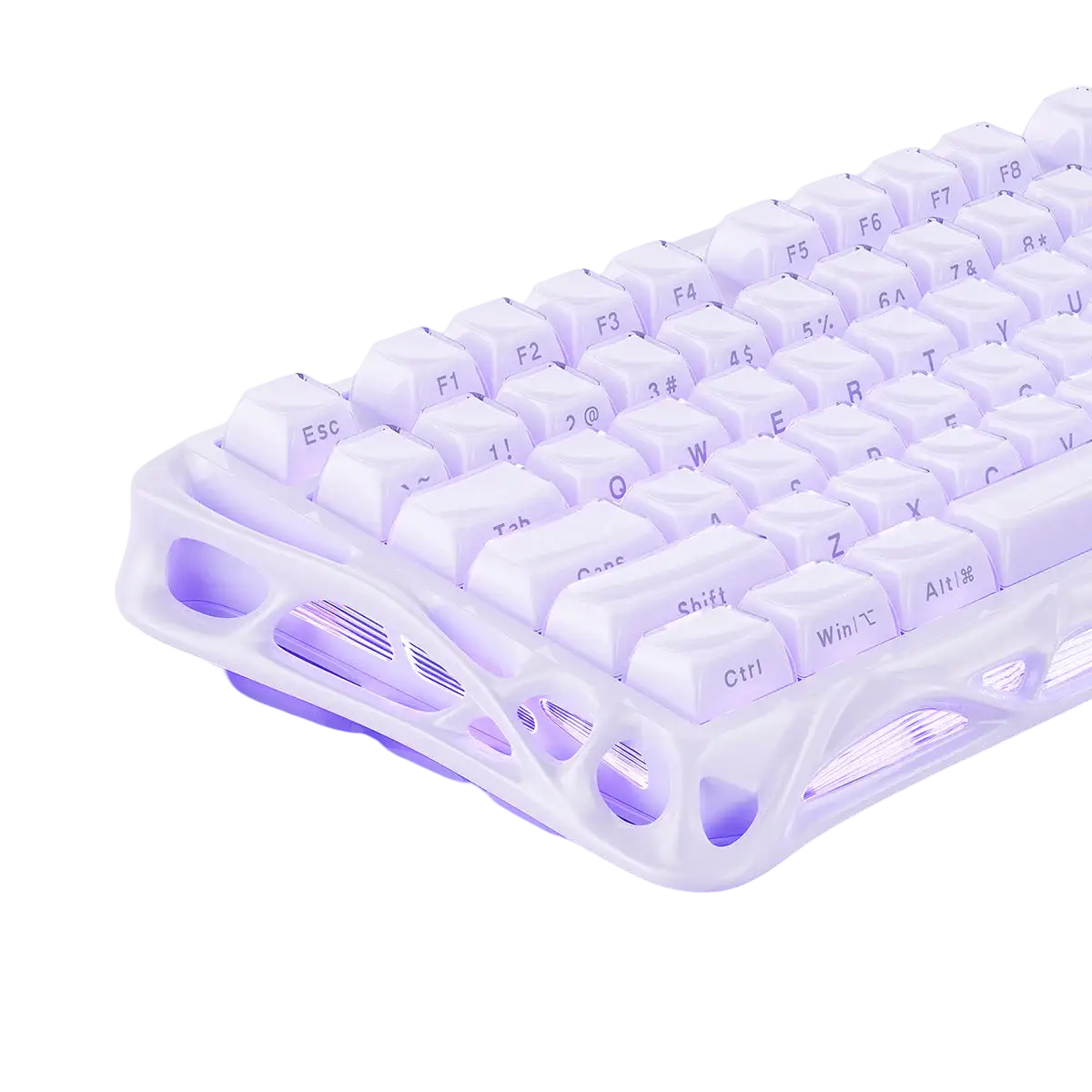 GravaStar - Mercury V75 Lavender Purple Wired Magnetic Keyboard - Przewodowa Klawiatura Magnetyczna