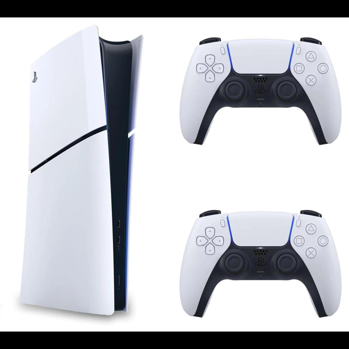 Sony - Konsola PlayStation 5 Slim Digital z Dwoma Kontrolerami DualSense + Stacja Ładująca DualSense - Zestaw