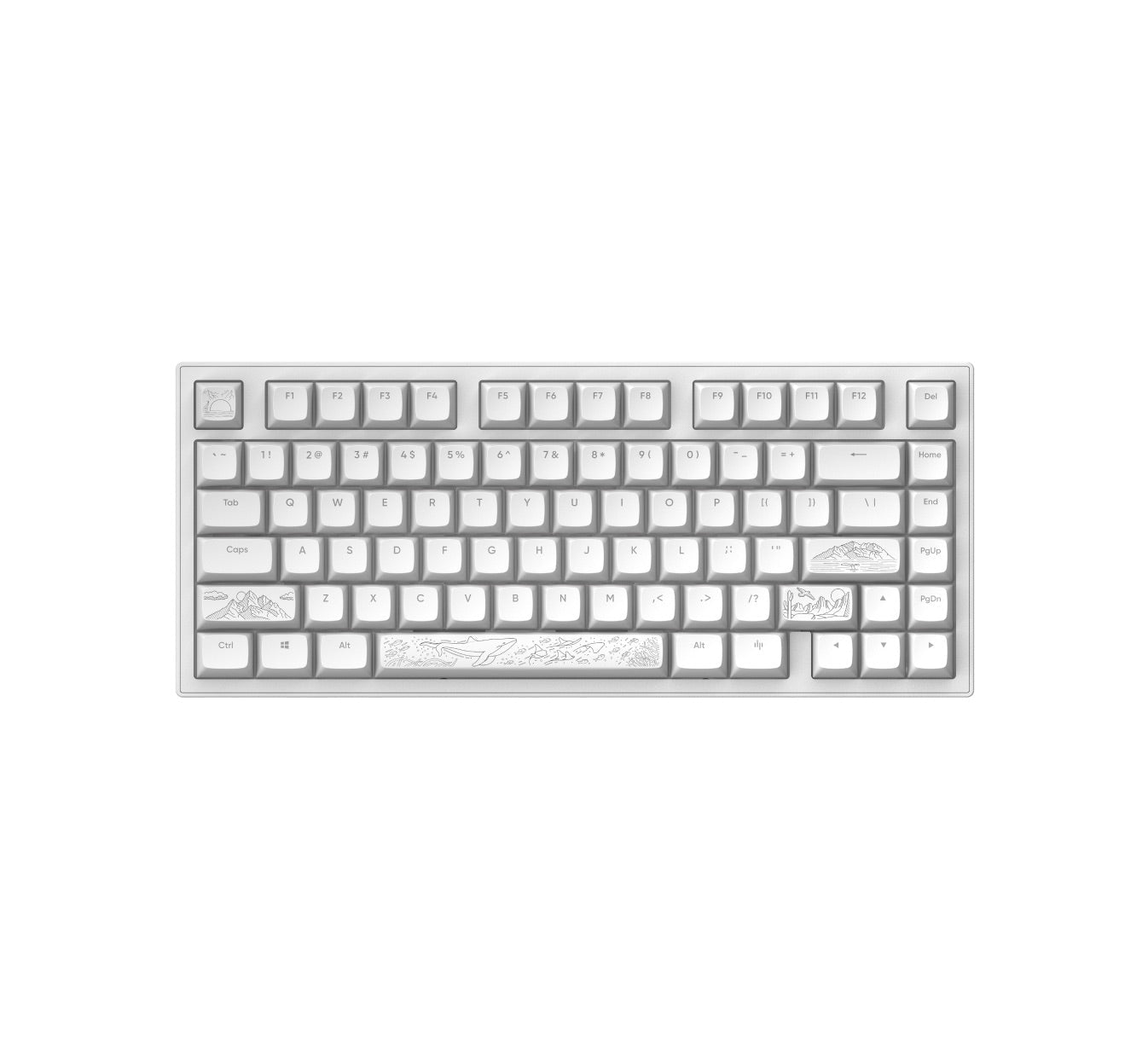 Dark Project - ALU81A Terra Nostra Gaming Mechanical Keyboard - Gamingowa Klawiatura Mechaniczna