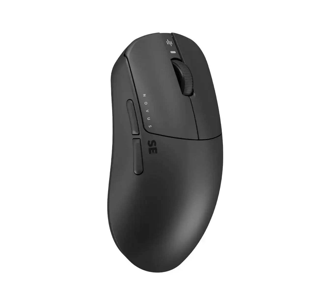 Czarna mysz bezprzewodowa Novus SE do biura i home office, ergonomiczny design