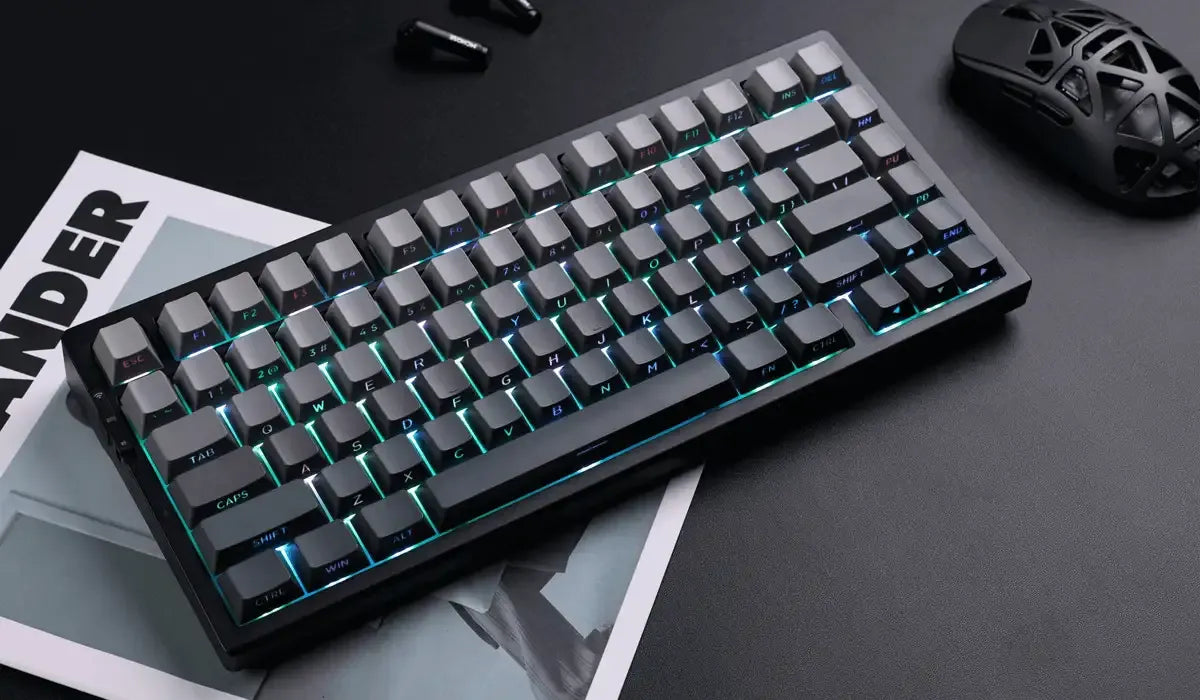 MCHOSE - G75 Pro Tri-Mode Black - Bezprzewodowa Klawiatura Mechaniczna
