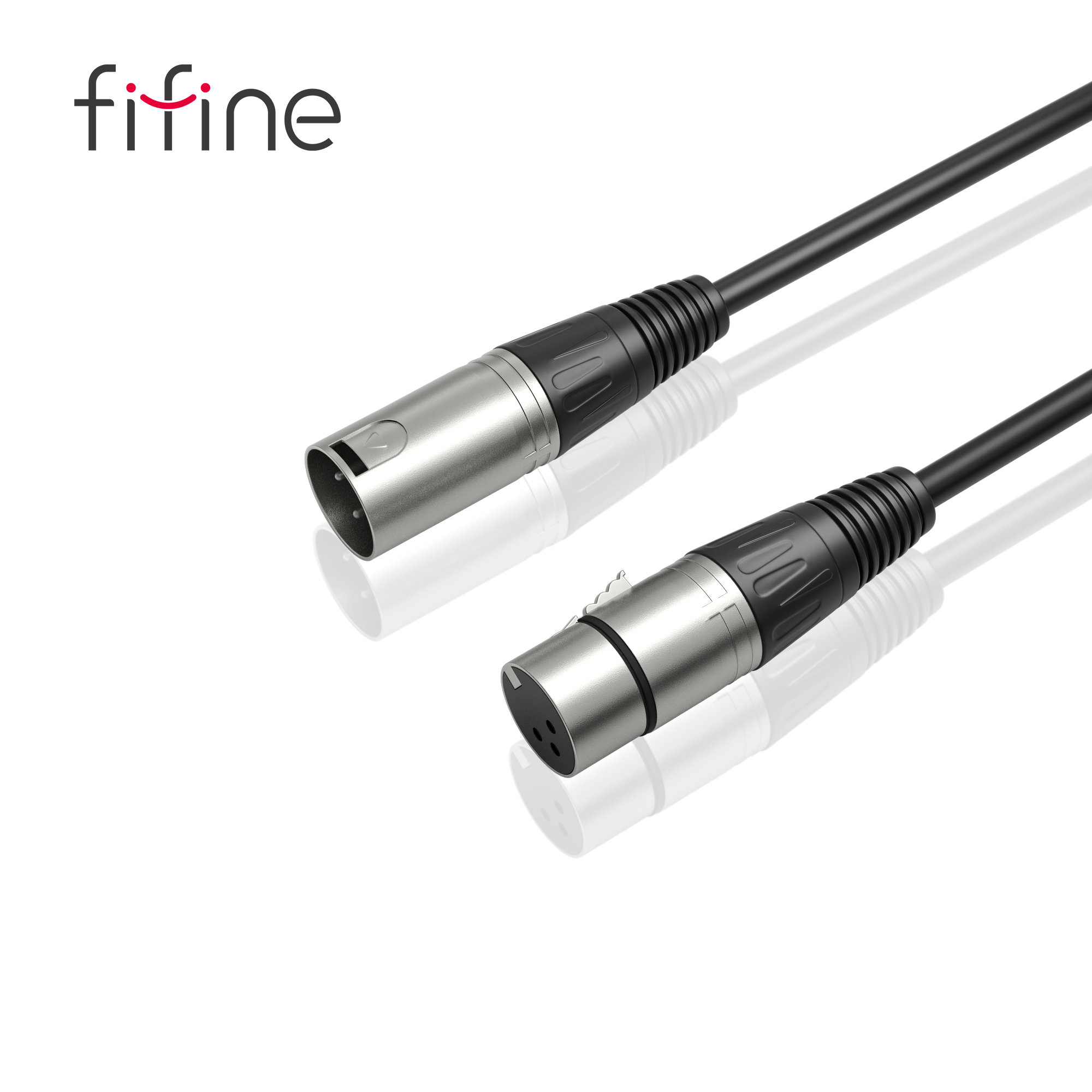Fifine - AmpliGame - L9 XLR Cable - Kabel Mikrofonowy L9 XLR Męski-Żeński