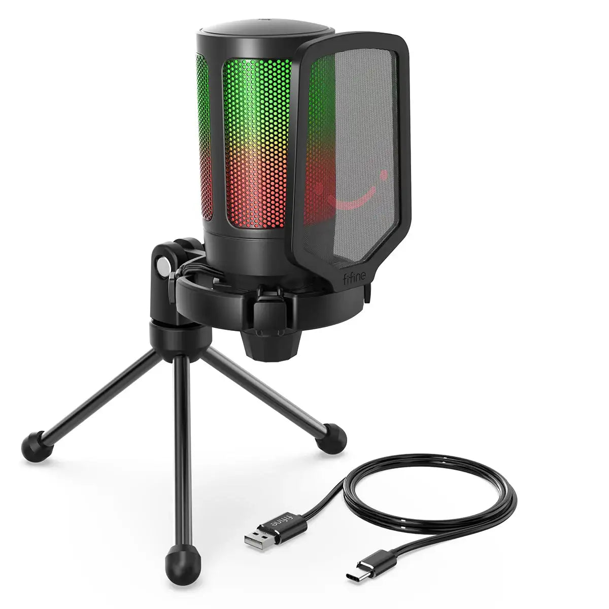 Fifine - AmpliGame - A6V Studio Condenser Microphone - Studyjny Mikrofon Pojemnościowy