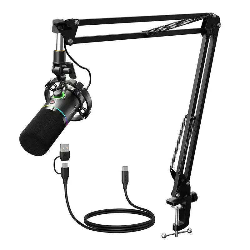 MAONO - PD200XS USB/XLR Dynamic Microphone Set with Boom Arm - Mikrofon Dynamiczny